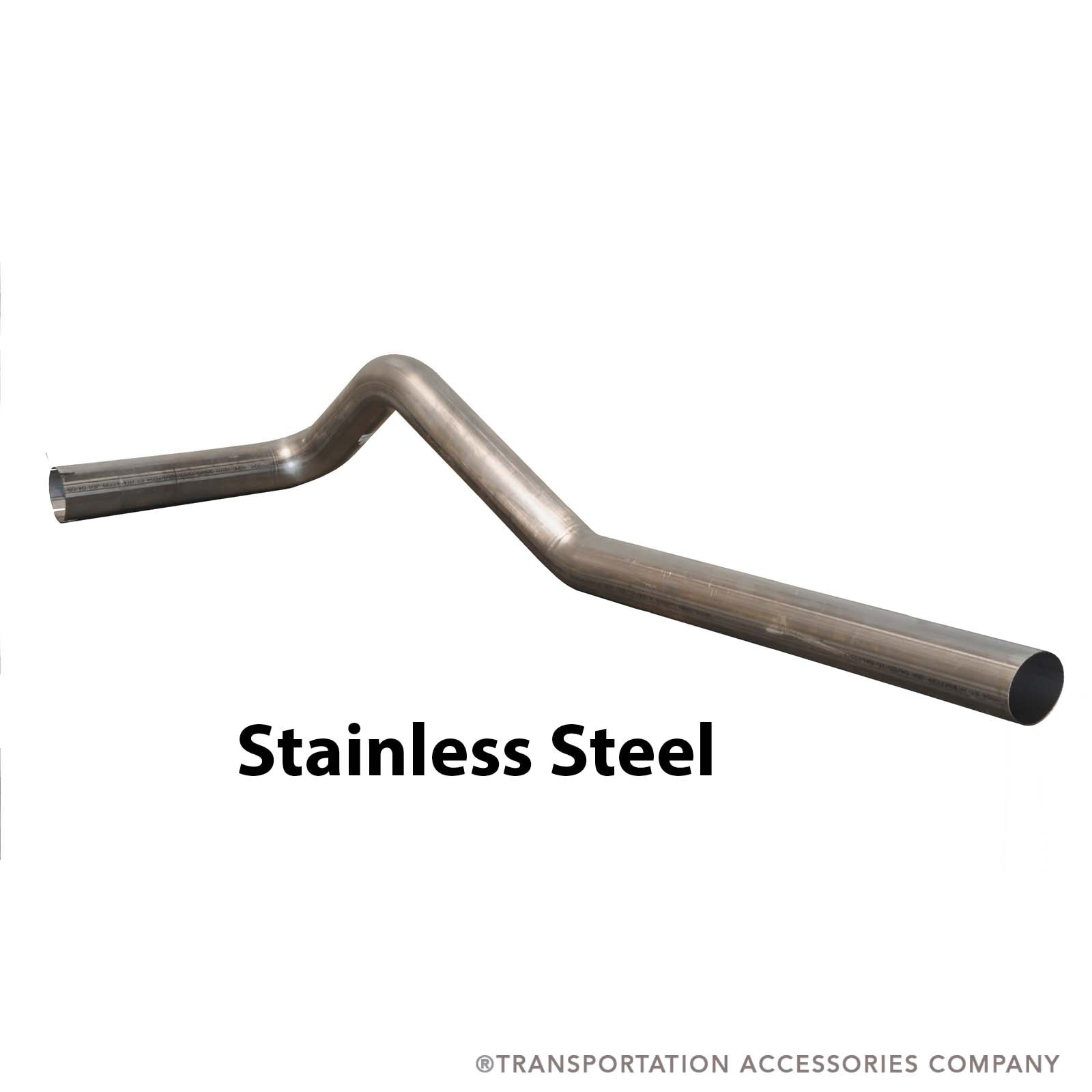 0068269-SS Stainless Over Drive Shaft Side Exit Pipe for Blue Bird Vision