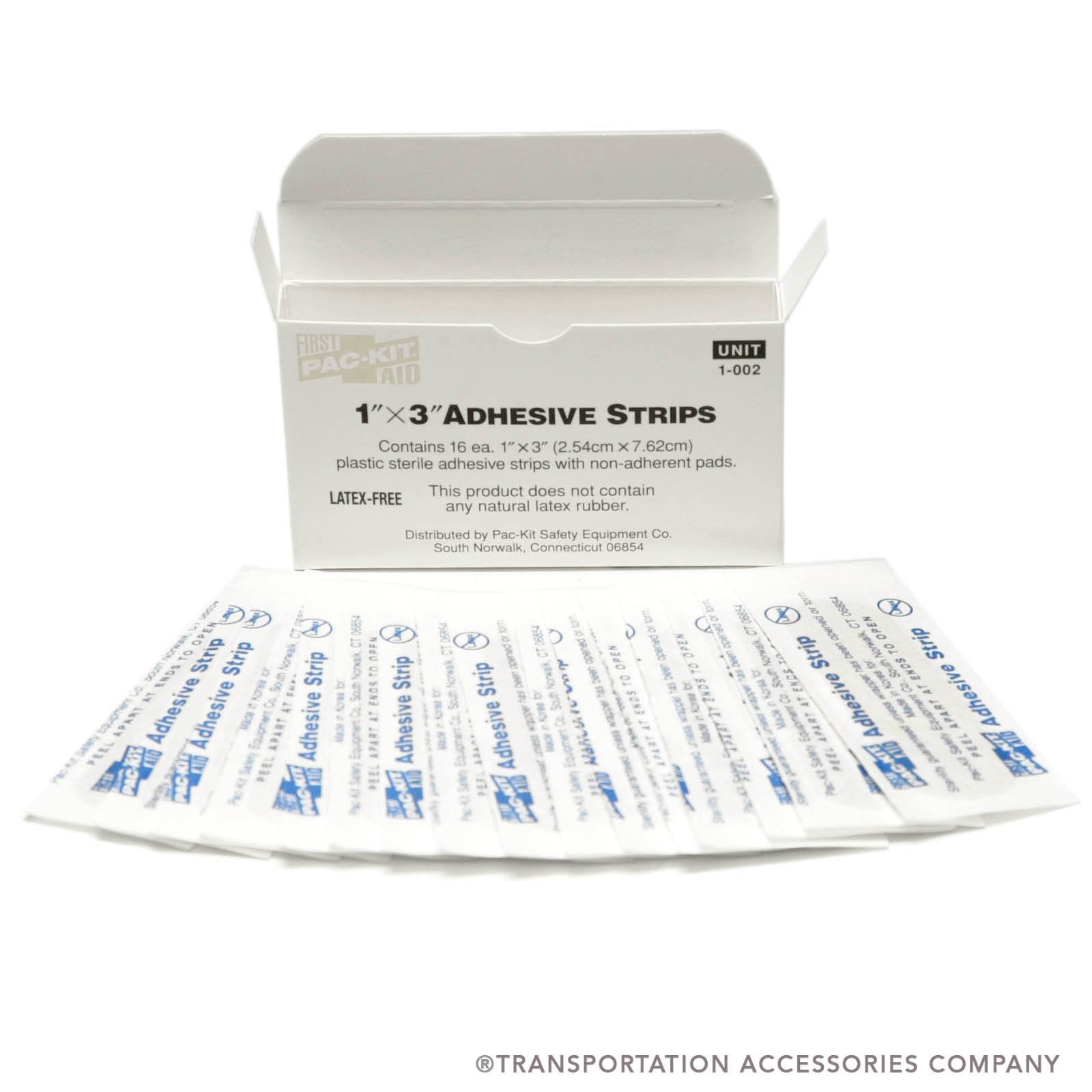 1-002 Adhesive Bandages 1" x 3" (16/Box)