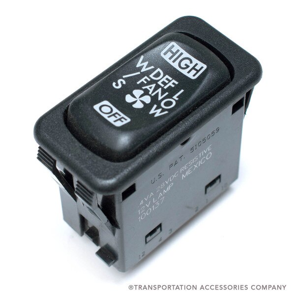 100137 Windshield Defroster Switch for Thomas C2
