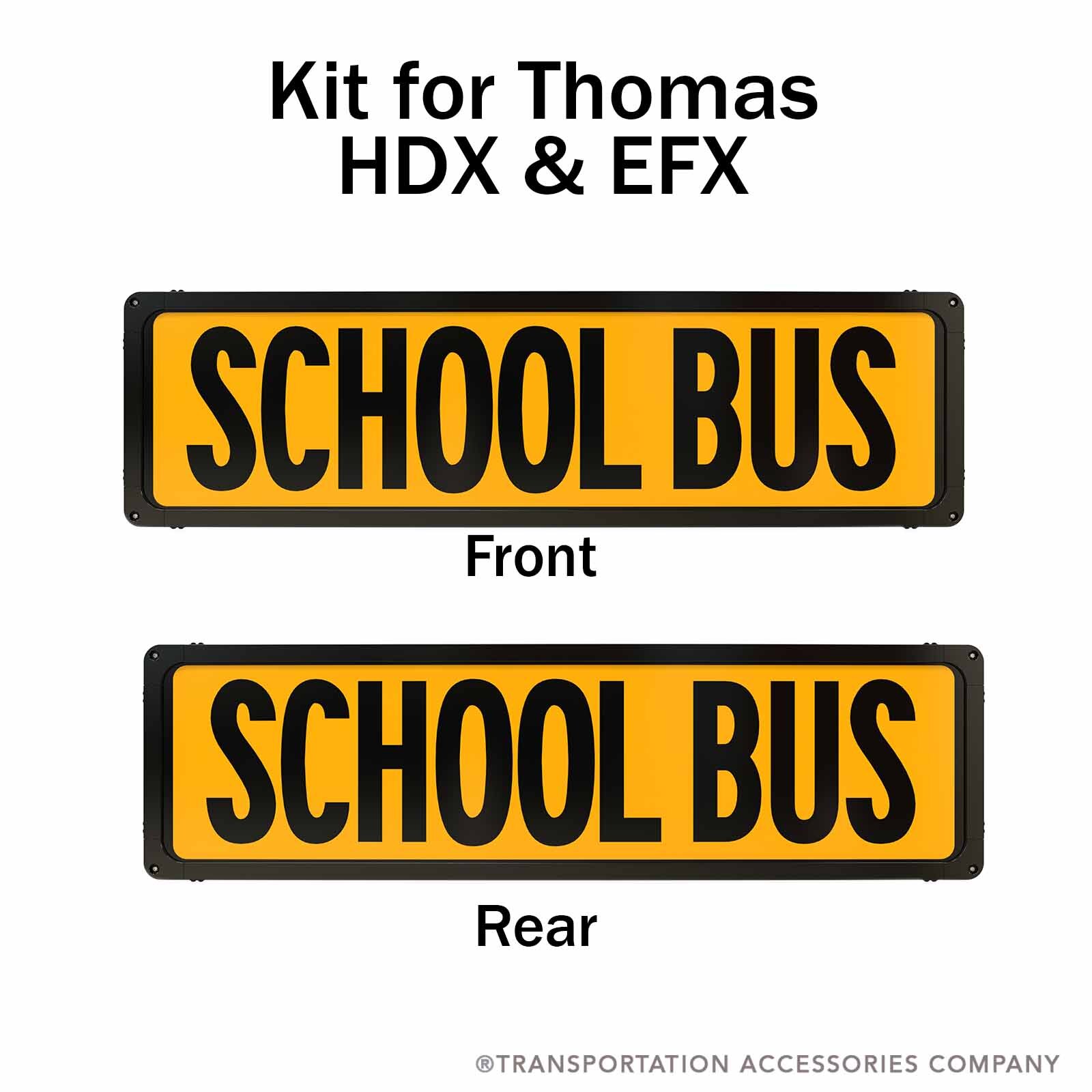 101967 First Light Illuminated Sign Kit for Thomas HDX and EFX