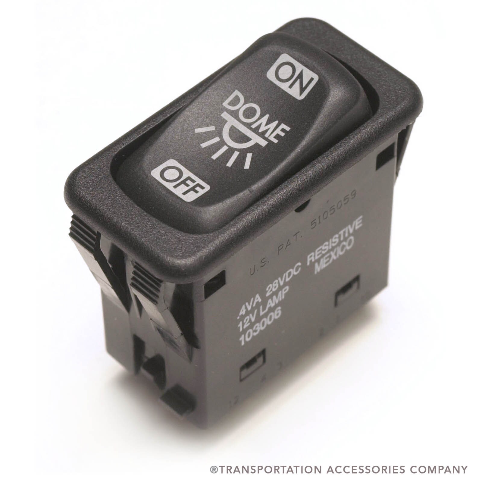 Dome sales light switch
