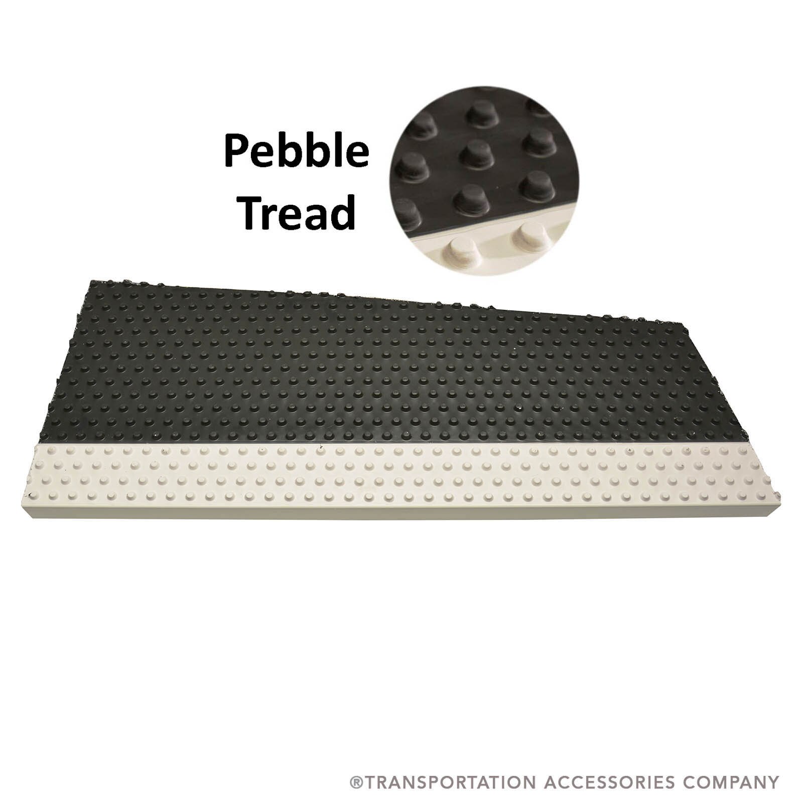 104433PB Pebble Surface Thomas C2 Top Step Tread W/Poly Back