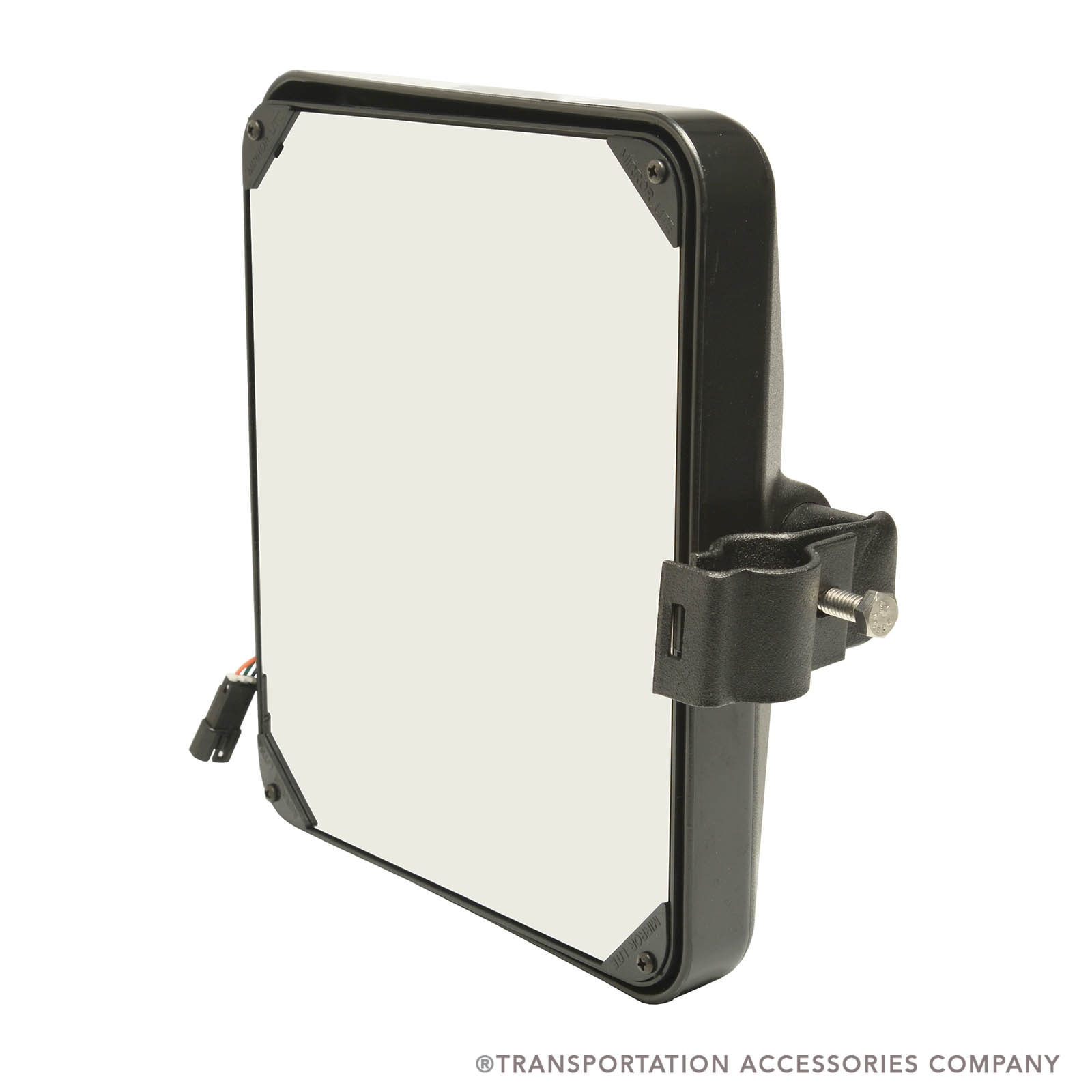 143-40 LH Flat Heated Motorized Super Nickel Mirror Head 1"
