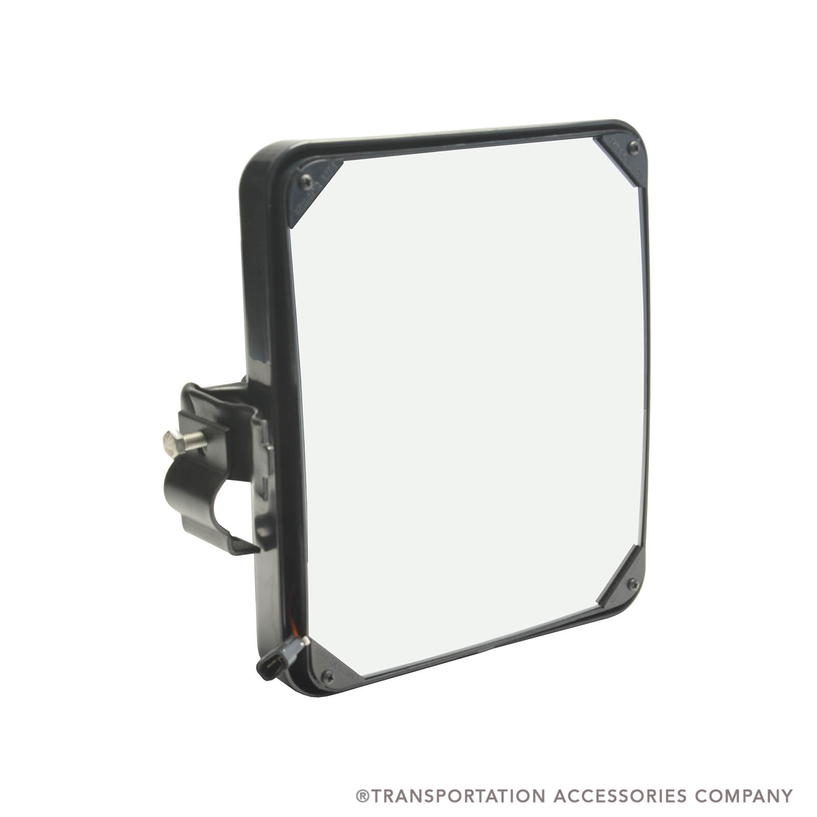 155-80D RH Convex, Motorized, Heated Super Nickel Mirror Head 1" w/IC Wiring