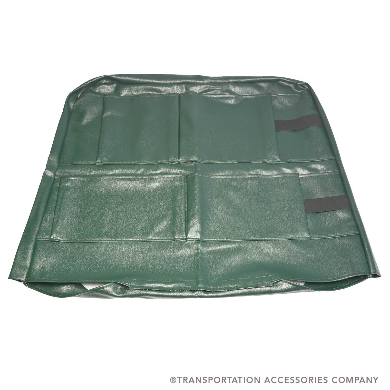 172239-0132P 39" Blue Bird Proform Green Velcro 5-Pocket Barrier Cover for NY Highback 2010+