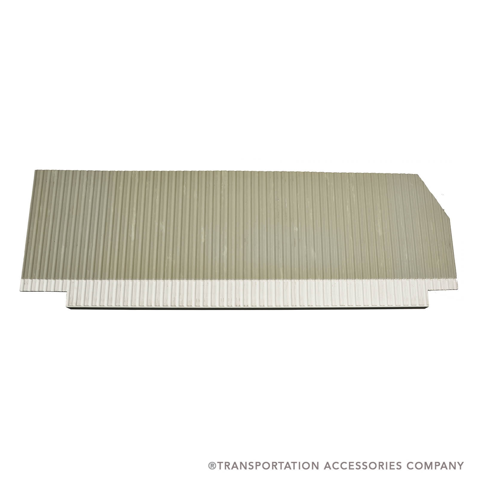 1779370P-LG Blue Bird Vision Light Gray Bottom Step Tread O/O Doors With Poly Back