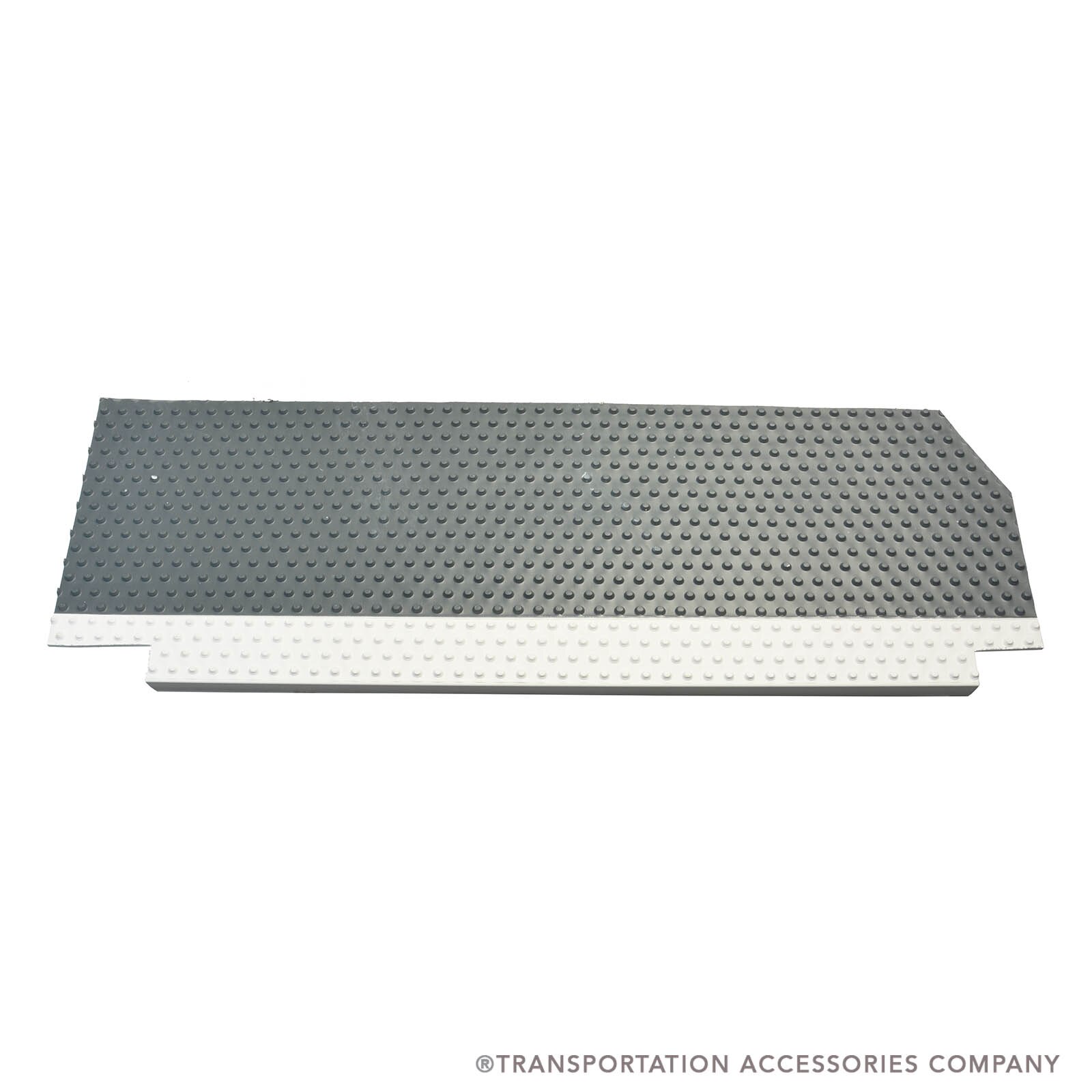 1779370PB-GRY Pebble Bottom Step Tread for Blue Bird Vision Dark Gray