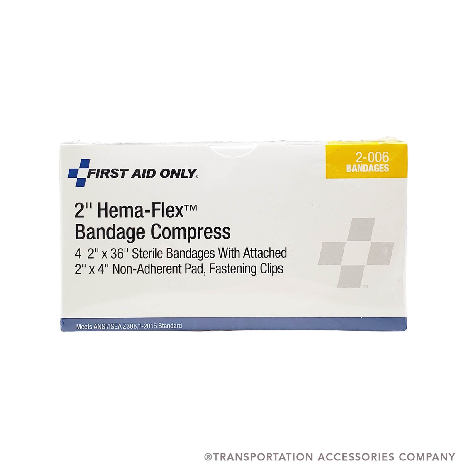 2-006 2" Bandage Compress (4/Box)