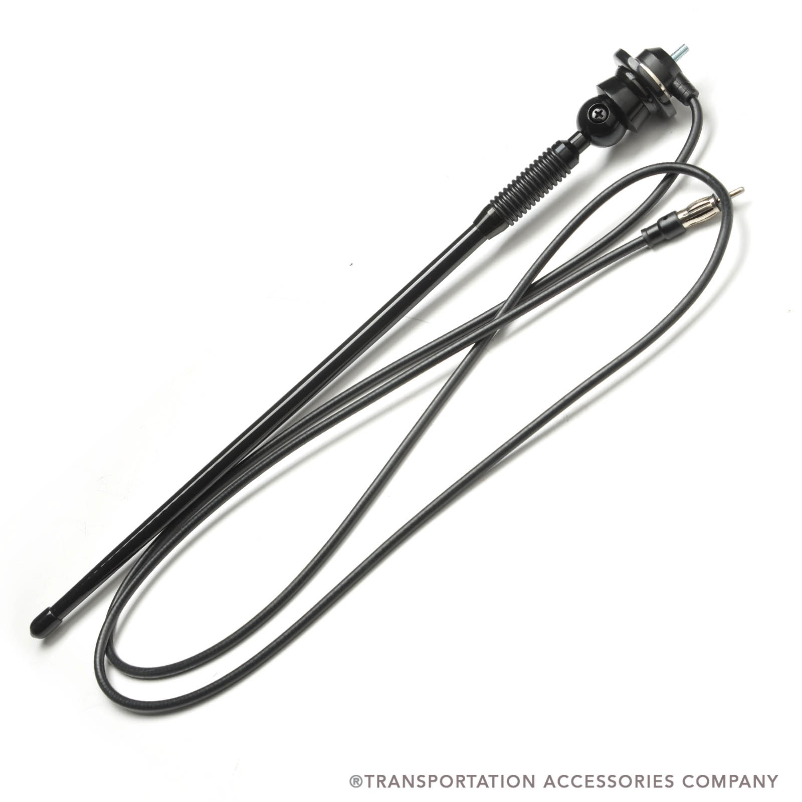 210066 Black Flexible Antenna With Spring Base