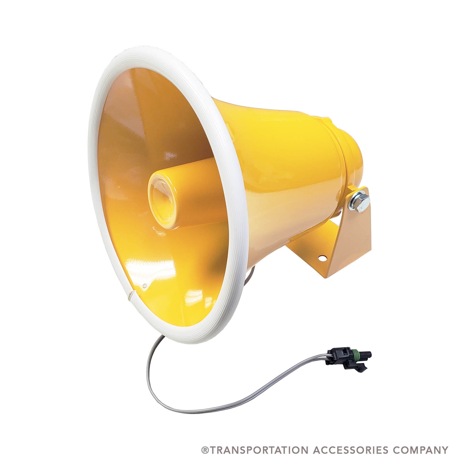 220031-BB 8" Dia PA Horn W/Mounting Bracket and Blue Bird Plug