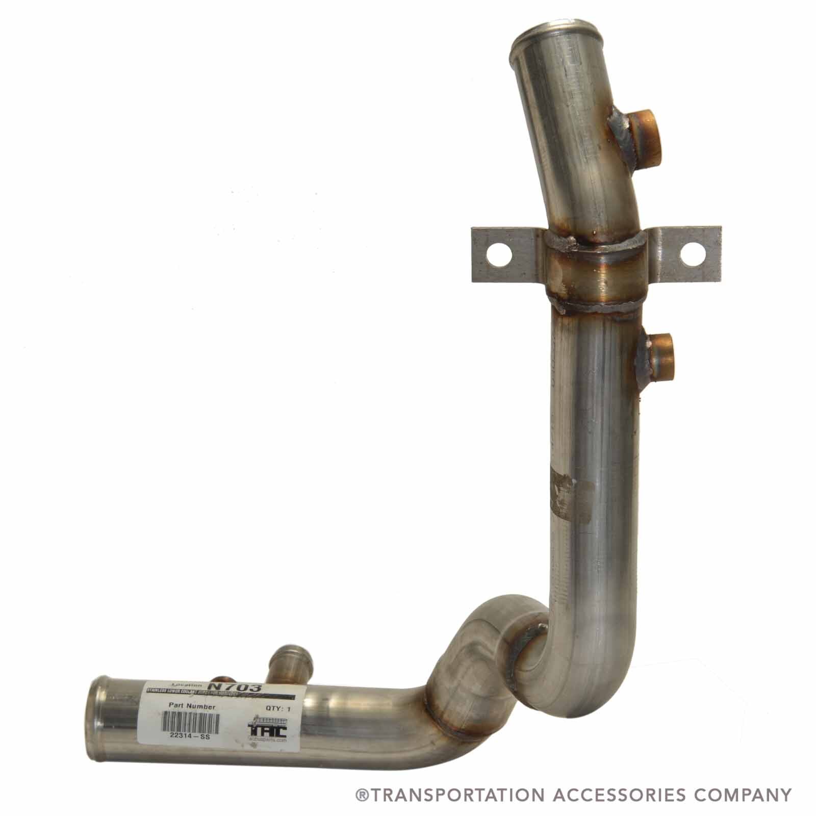 22314-SS Stainless Lower Coolant Tubes for Thomas