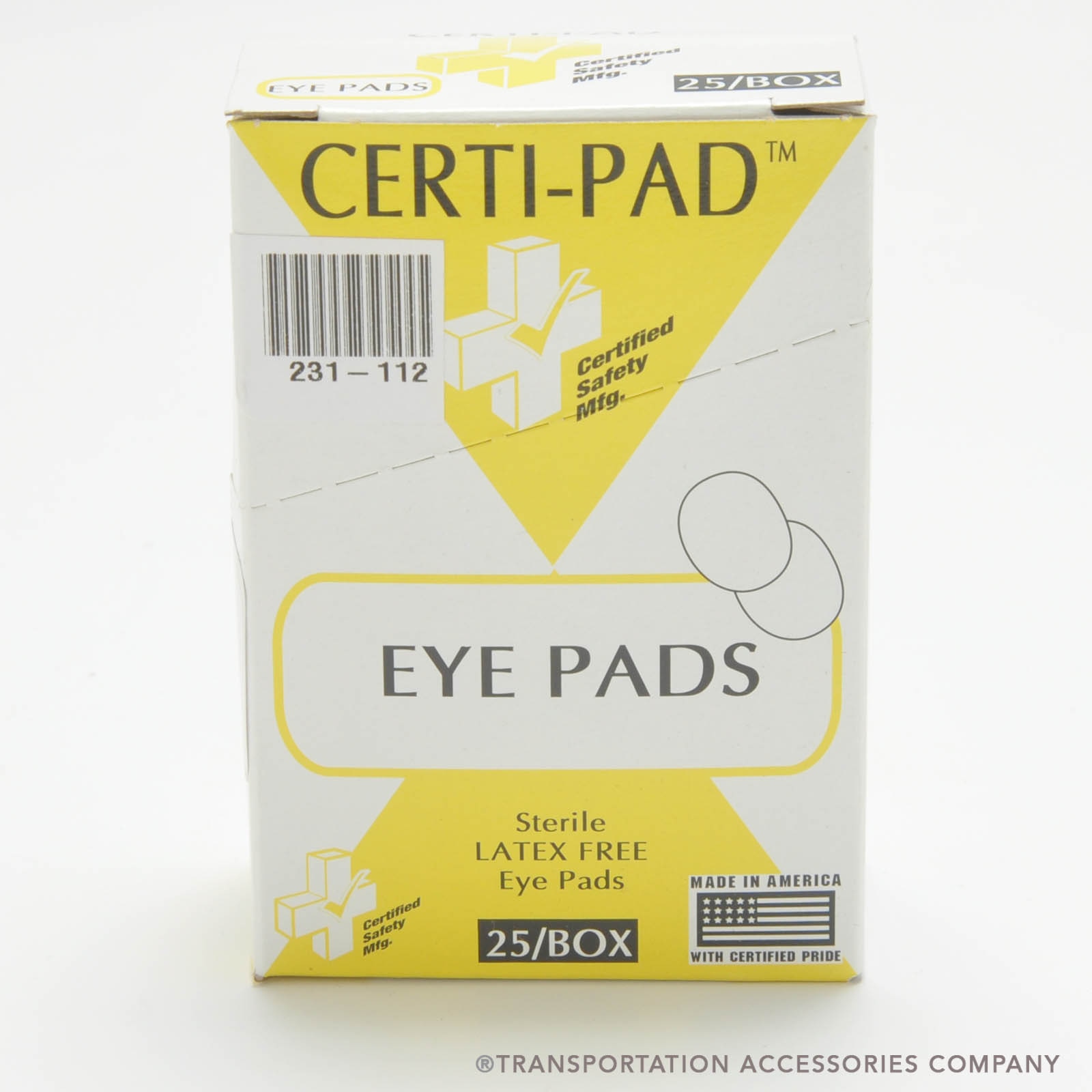 231-112 Eye Pads (25/box)