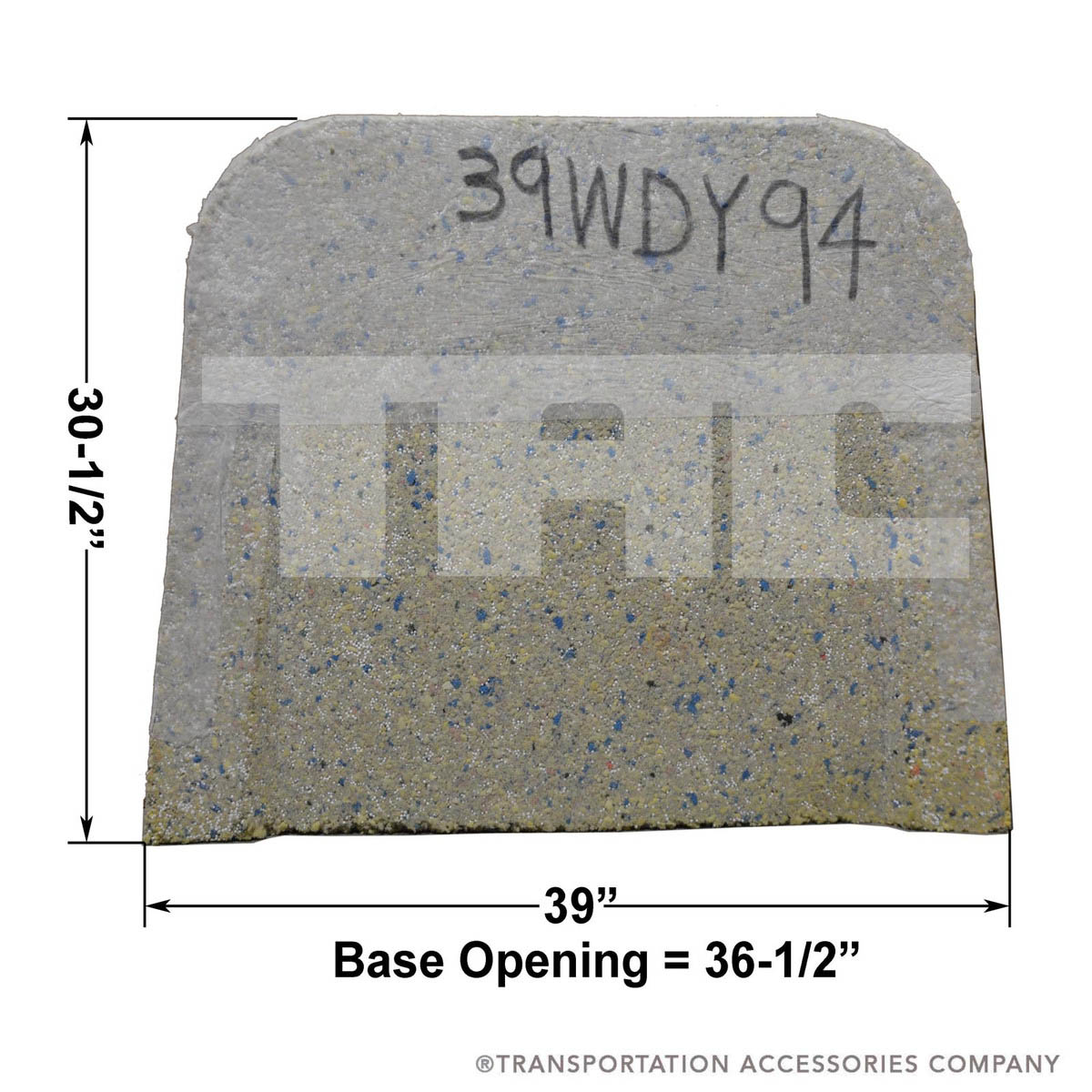 39WDY94 Hi-Back Seat Back Foam IC/Amtran Pre 2010 (Box of 4)