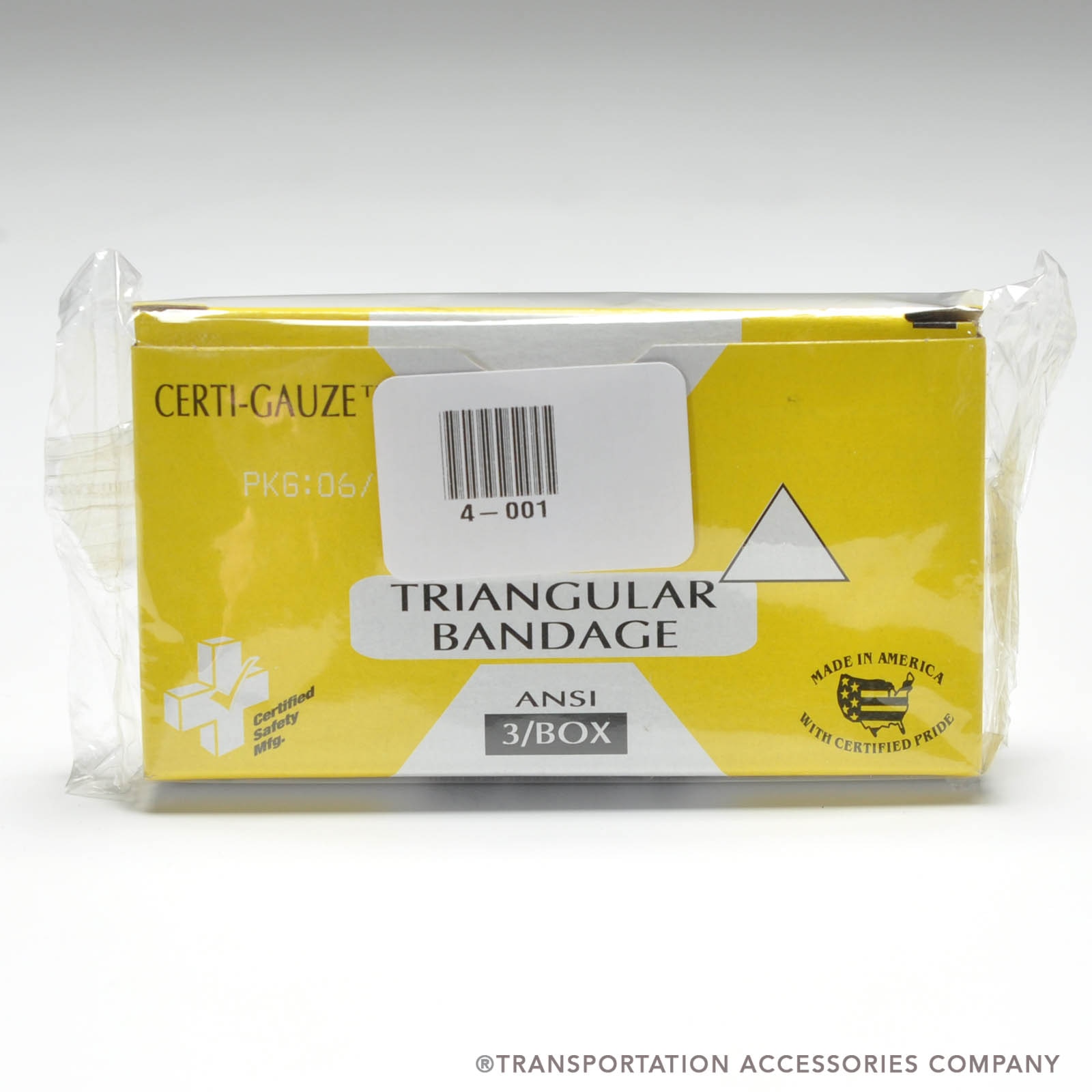 4-001 40" Triangular Bandage