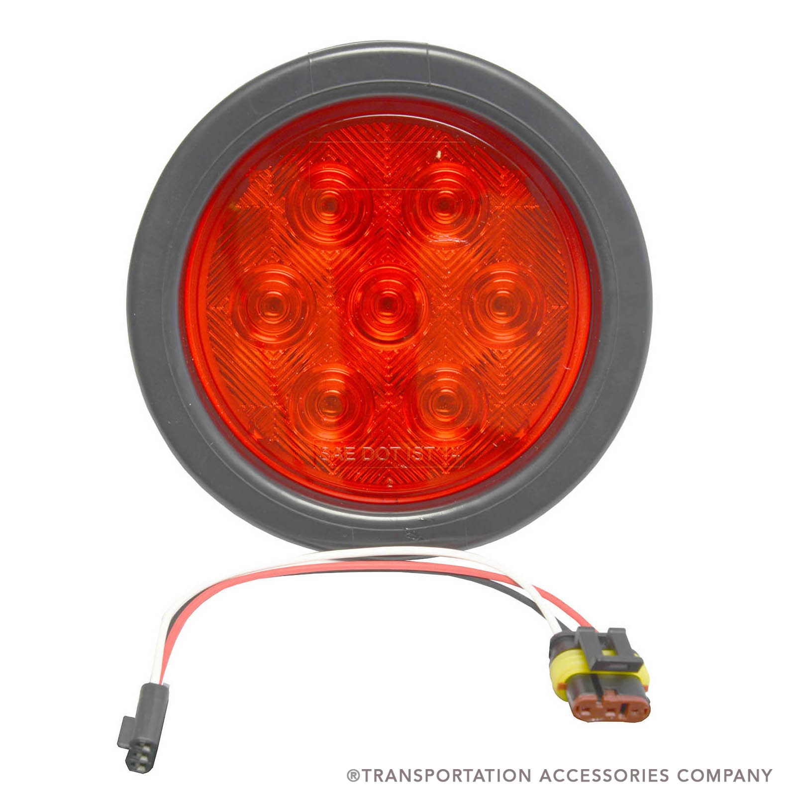 4040-0109-10 Grommet Mount 4" LED Stop & Tail Light