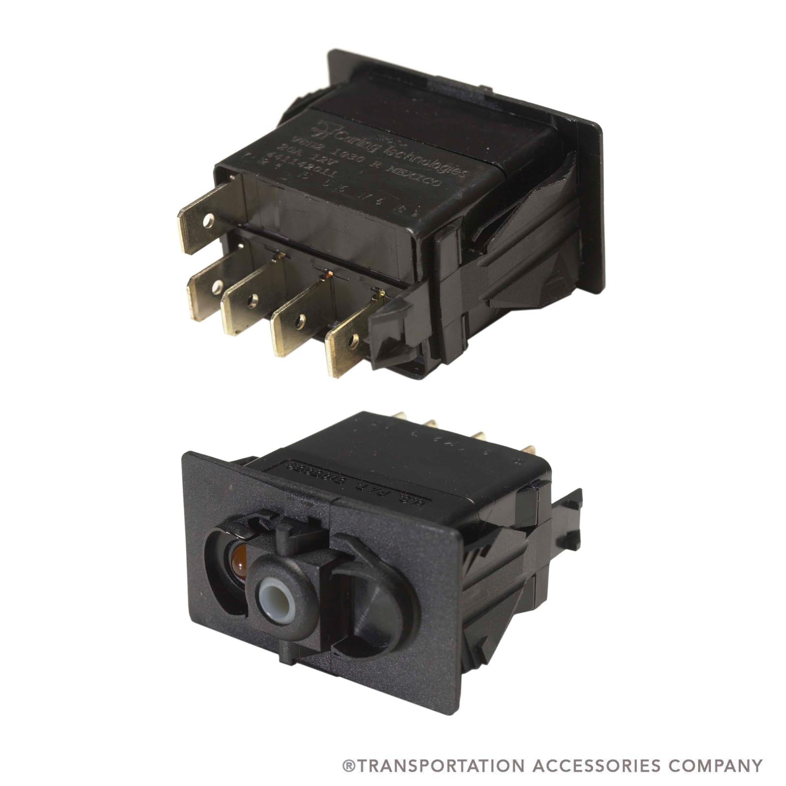 44-2011 Switch Base for IC 5-Term. (Mom-On/Off/Mom-On) Replaces 441142011