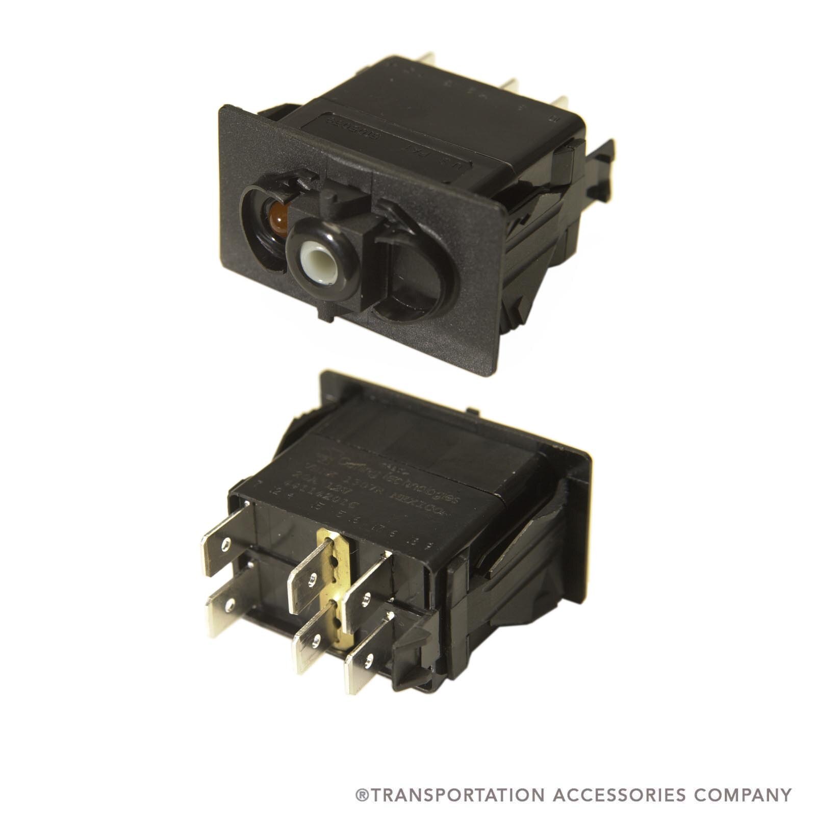 44-2016 Switch Base for IC 6-Term. (Mom-On/Off) Replaces 441142016