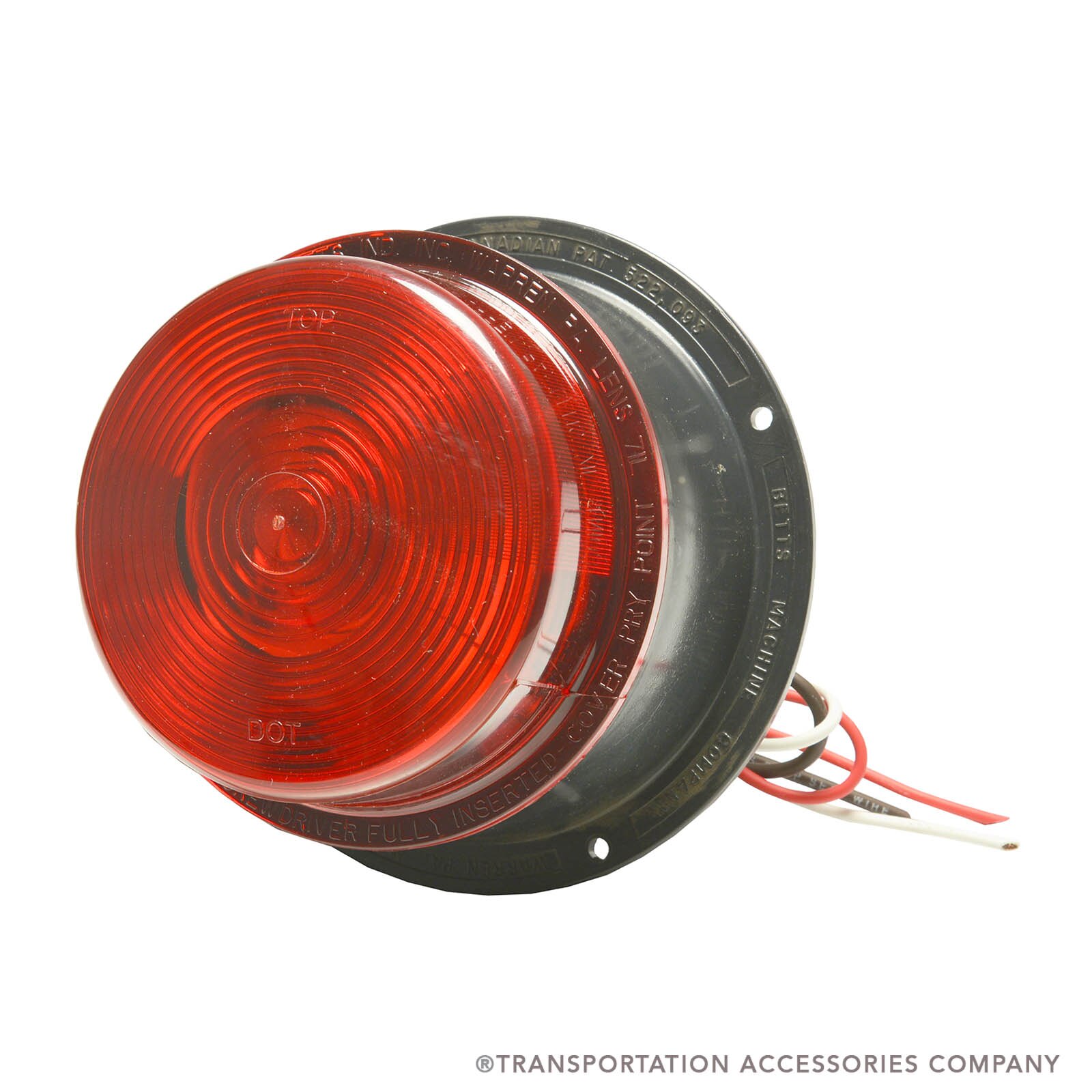 480013 Betts 4" Stop/Tail License Lamp w/Flange