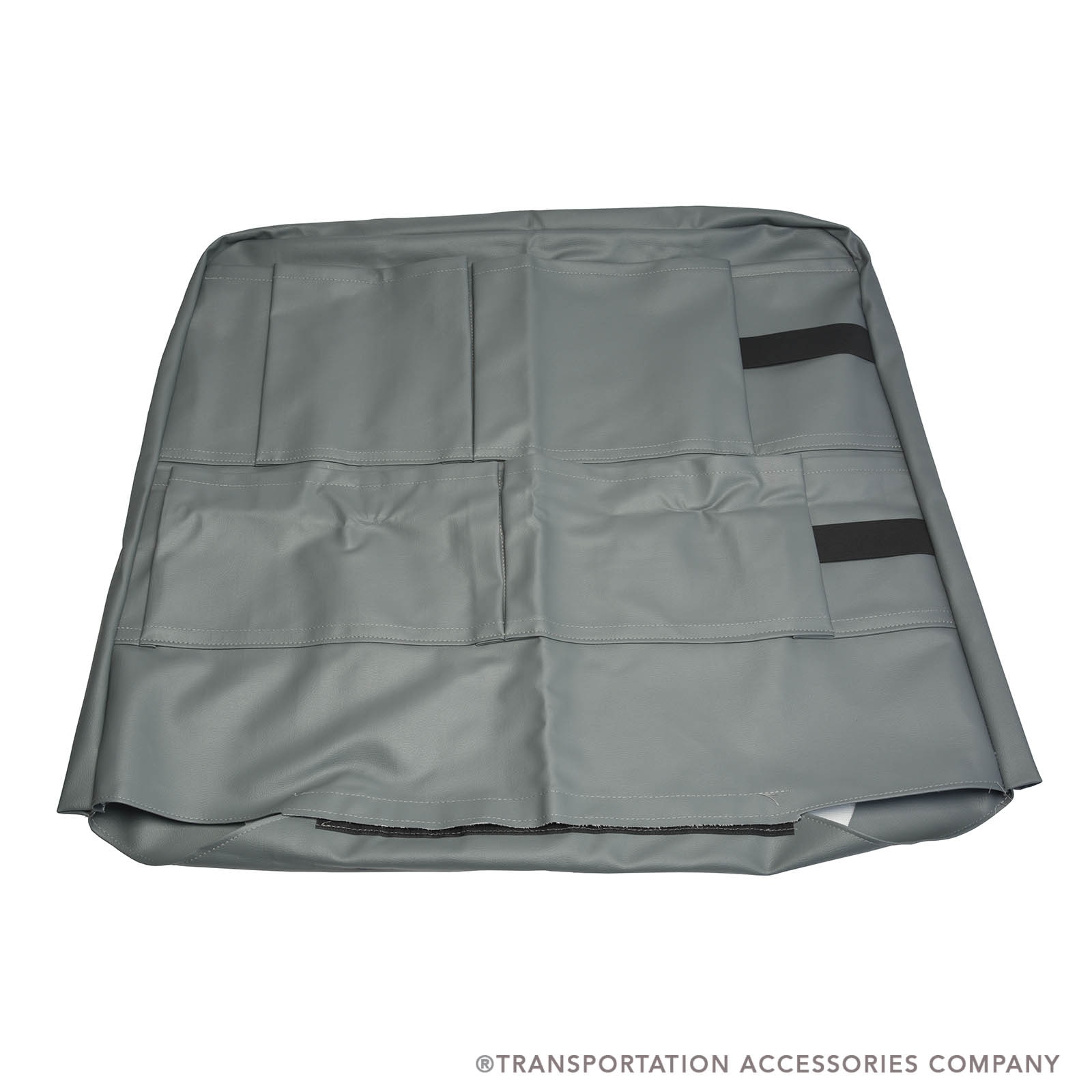 572239-0077P 39" IC Prevail Gray Velcro 5-Pocket Barrier Cover for NY Highback 2008-2014