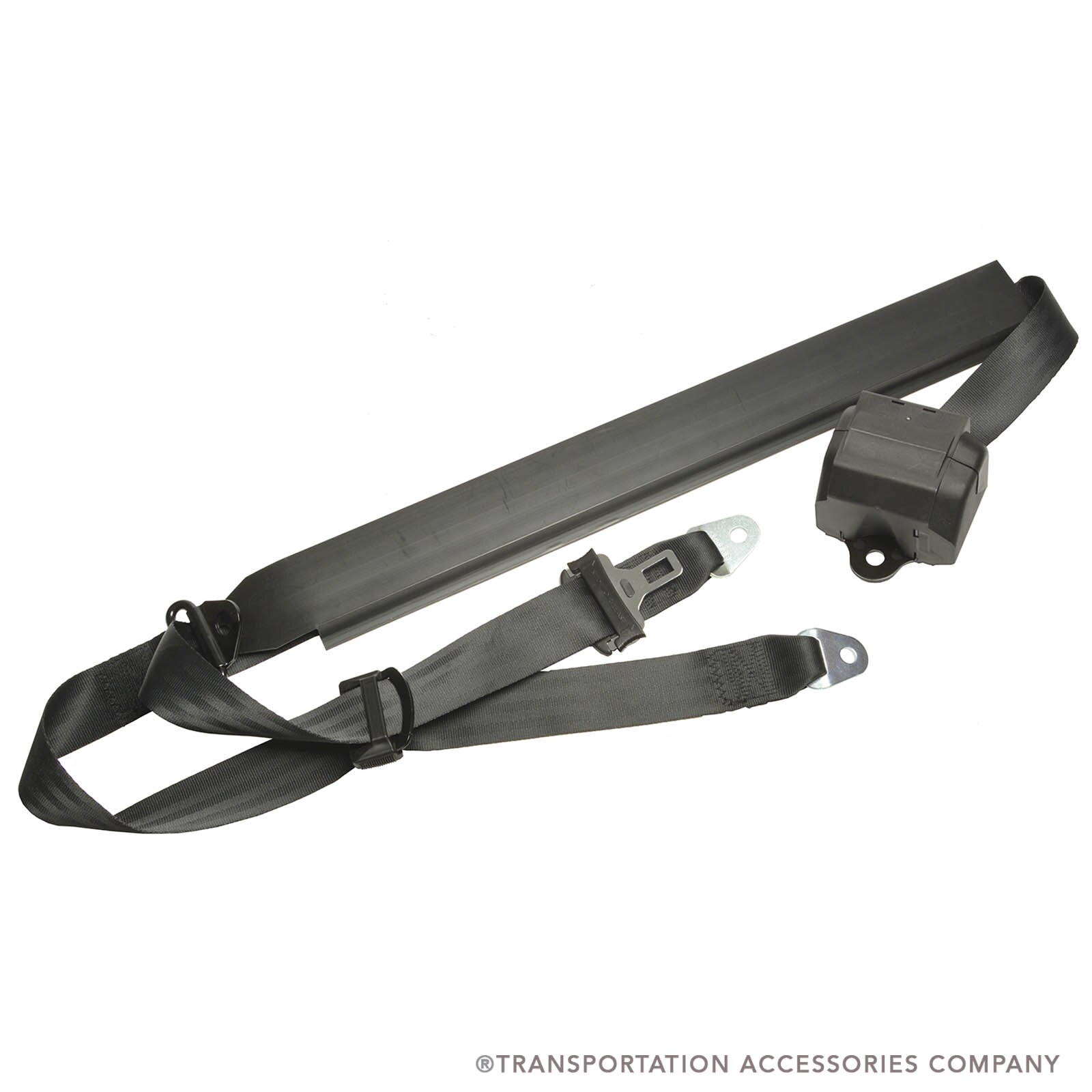 590-040A-00 CE White QSCR 3 Point Seat Belt Only