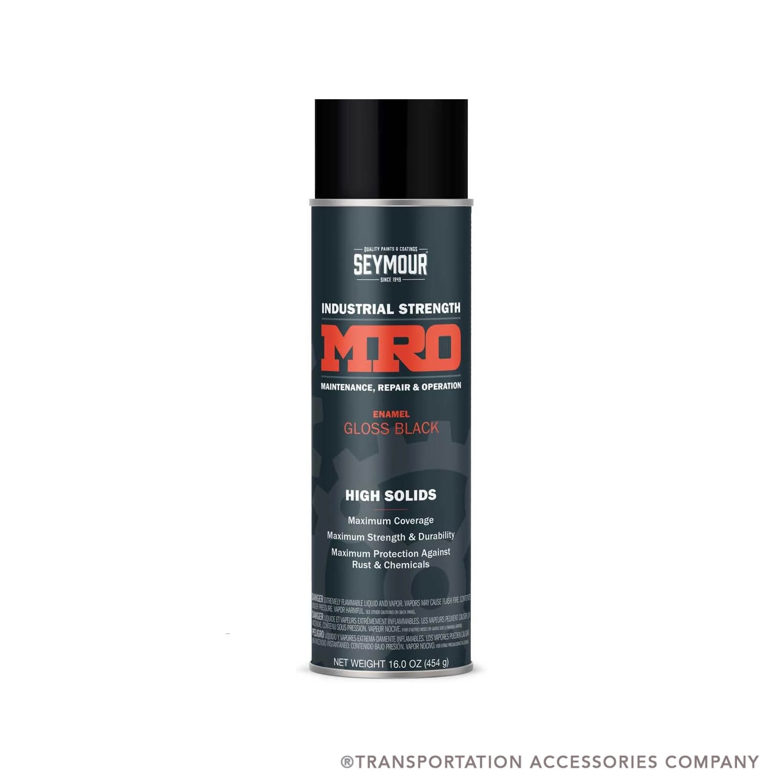 620-1415 High Solids Spray Paint - Gloss Black 16 oz.