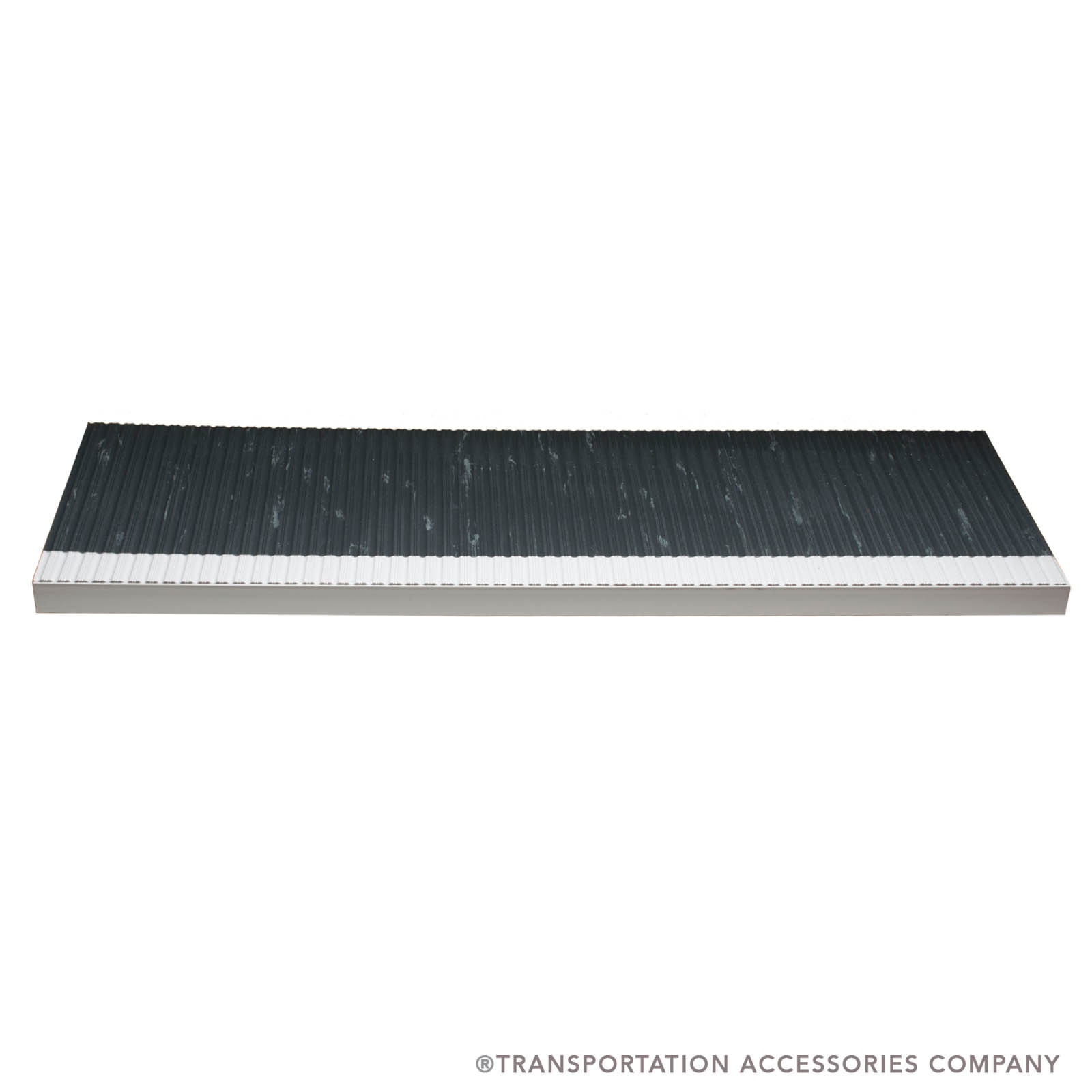 8505P-GRY Universal 36" X 12" Dark Gray Step Tread w/Poly Back