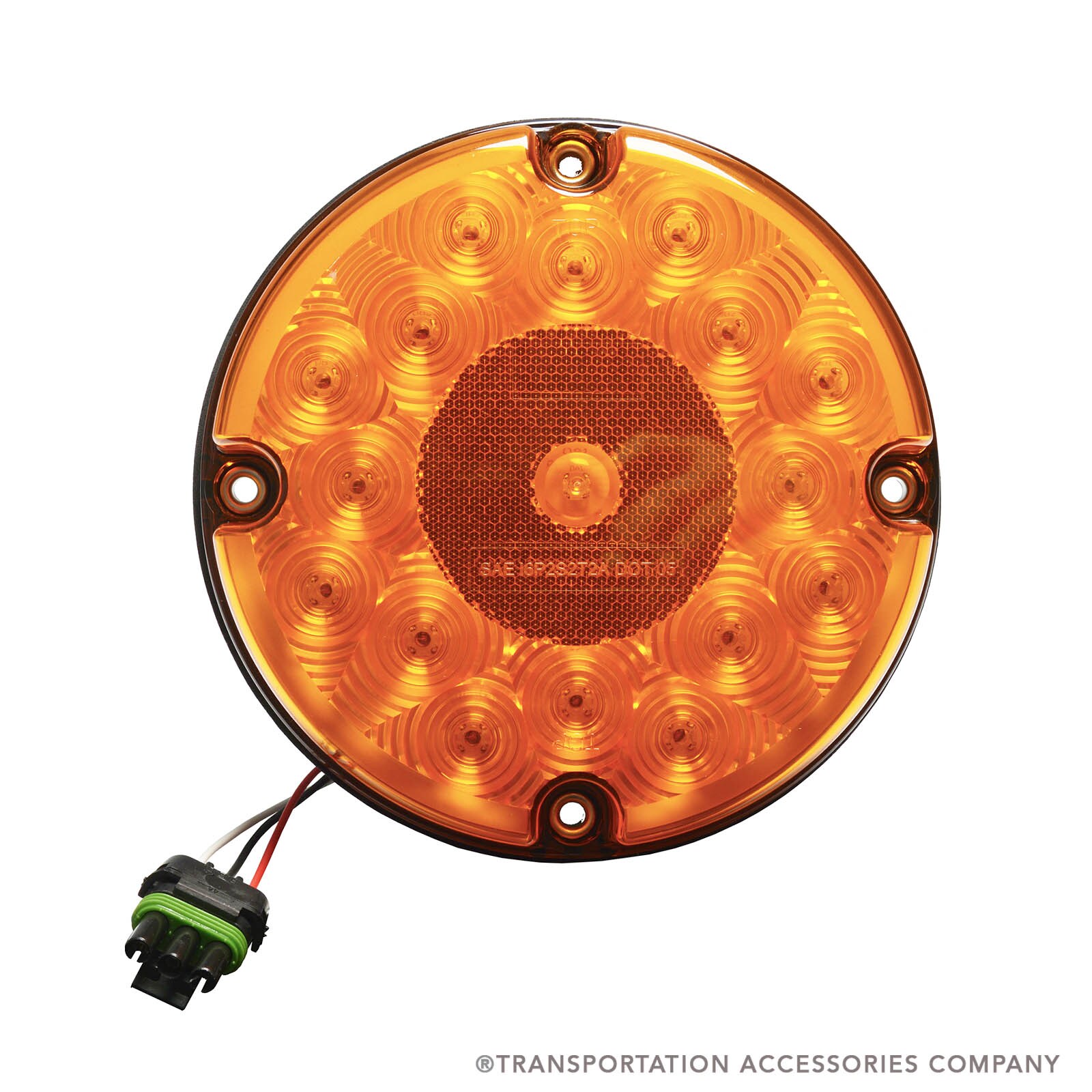 その他 amber Buyers Products 8891068 15 Inch Octagonal LED Mini Light Bar