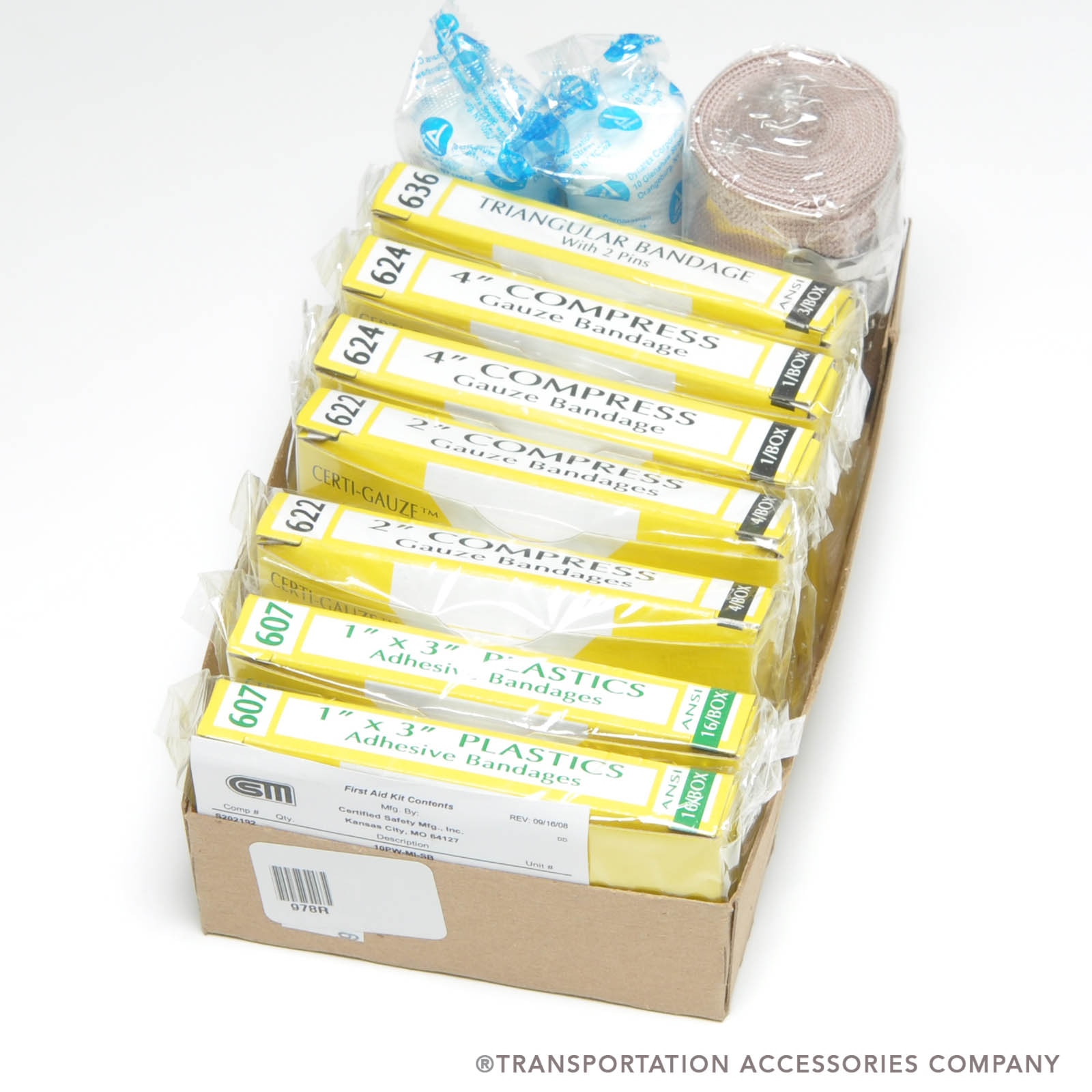 978R Michigan 10-Unit First Aid Kit Refill