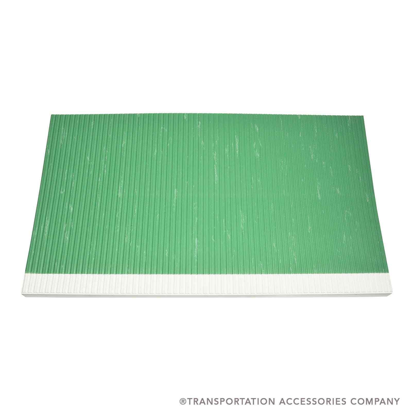 99808P-G Universal Bottom Step Tread Green w/White Nosing