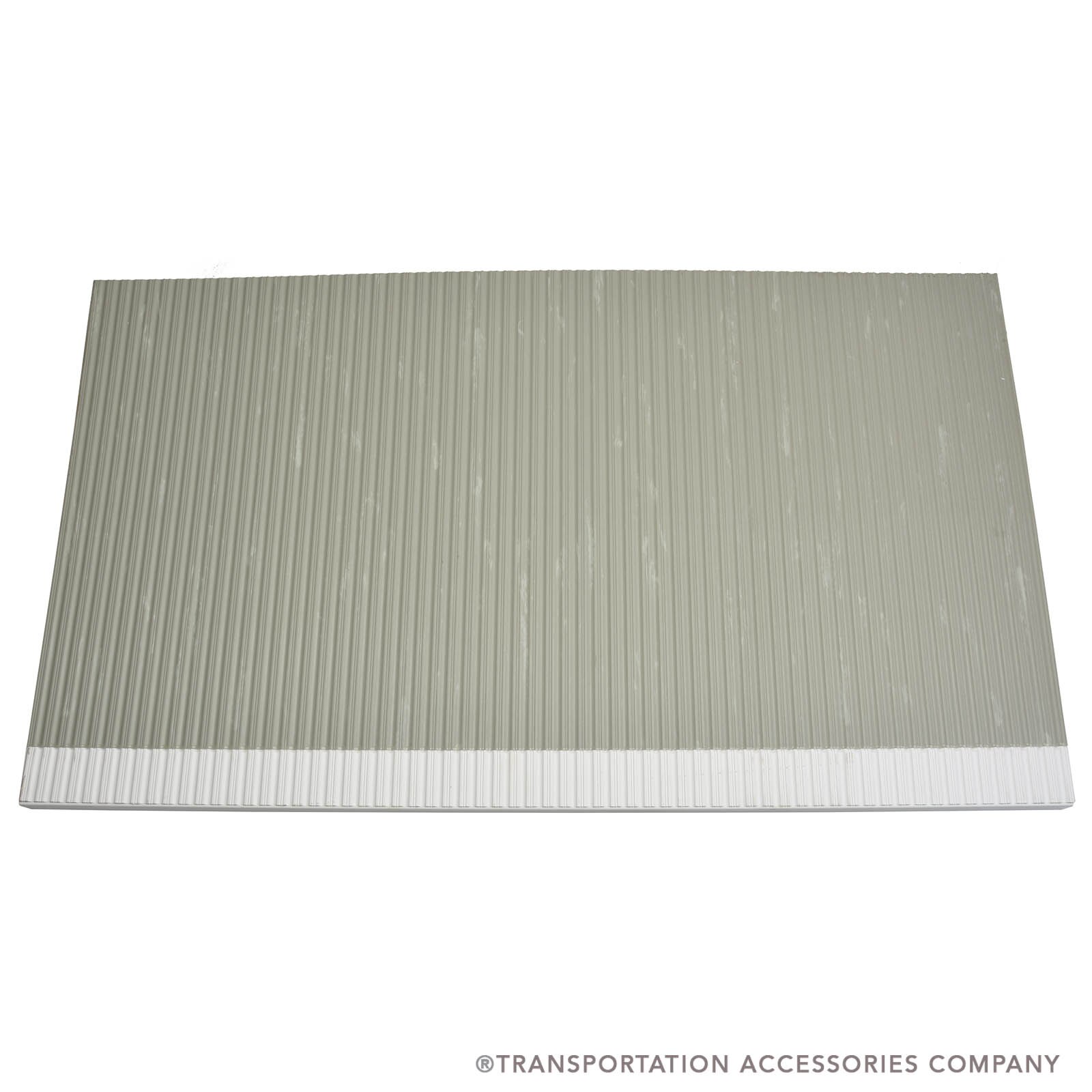 99808P-LG Universal 37-1/2" X 21-1/2" Light Gray Step Tread w/Non-Metallic Back