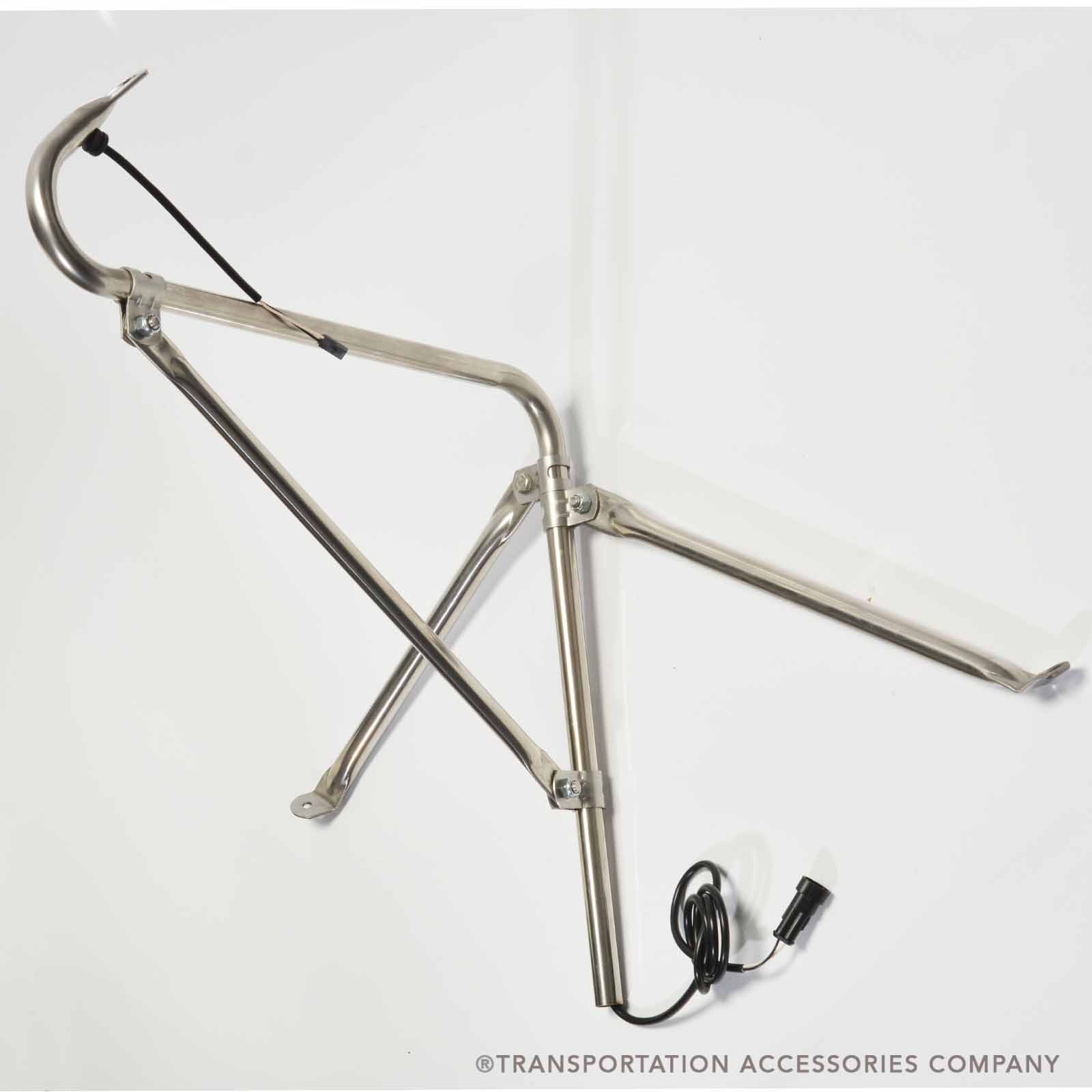 ASY4107 Stainless Cross View Bracket Assembly for Blue Bird LH