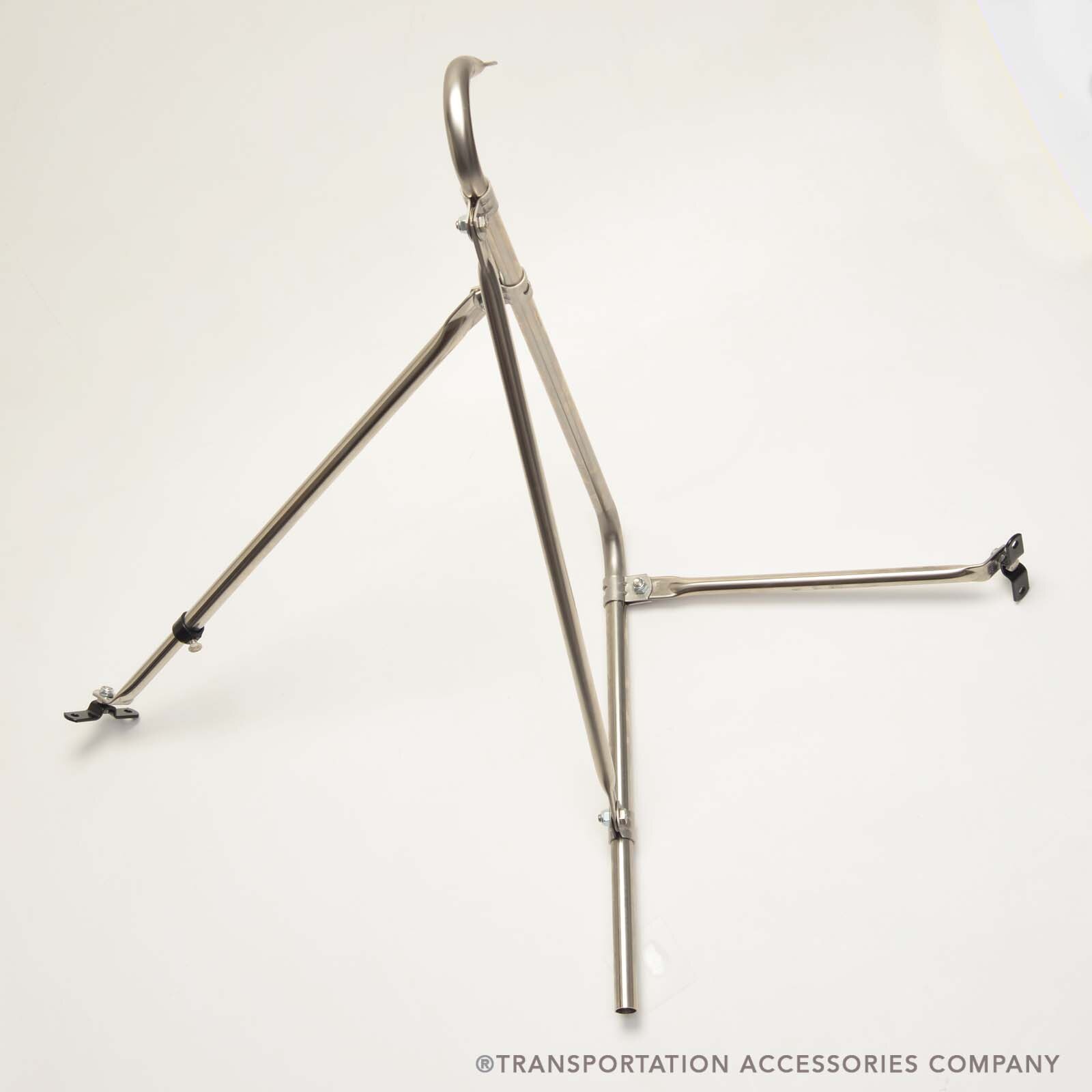 ASY4114SS Stainless Cross View Mirror Arm Assembly for Blue Bird Vision. Driver Side