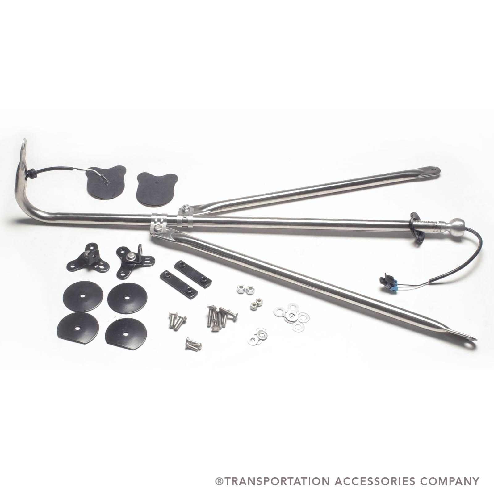 ASY4308 - LH Stainless Mirror Bracket Assembly