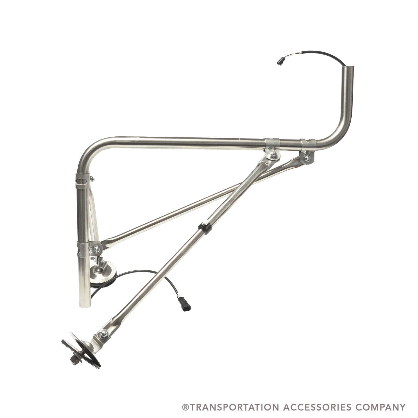 ASY4535 Passenger Side Crossview Arm Assembly for Blue Bird Vision- Stainless Steel, Heated