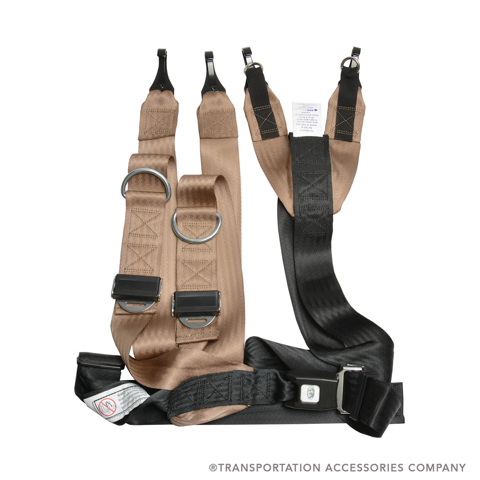 BR-25SJI-C Besi Sm Vest w/Safe Journey Mount & Crotch Straps