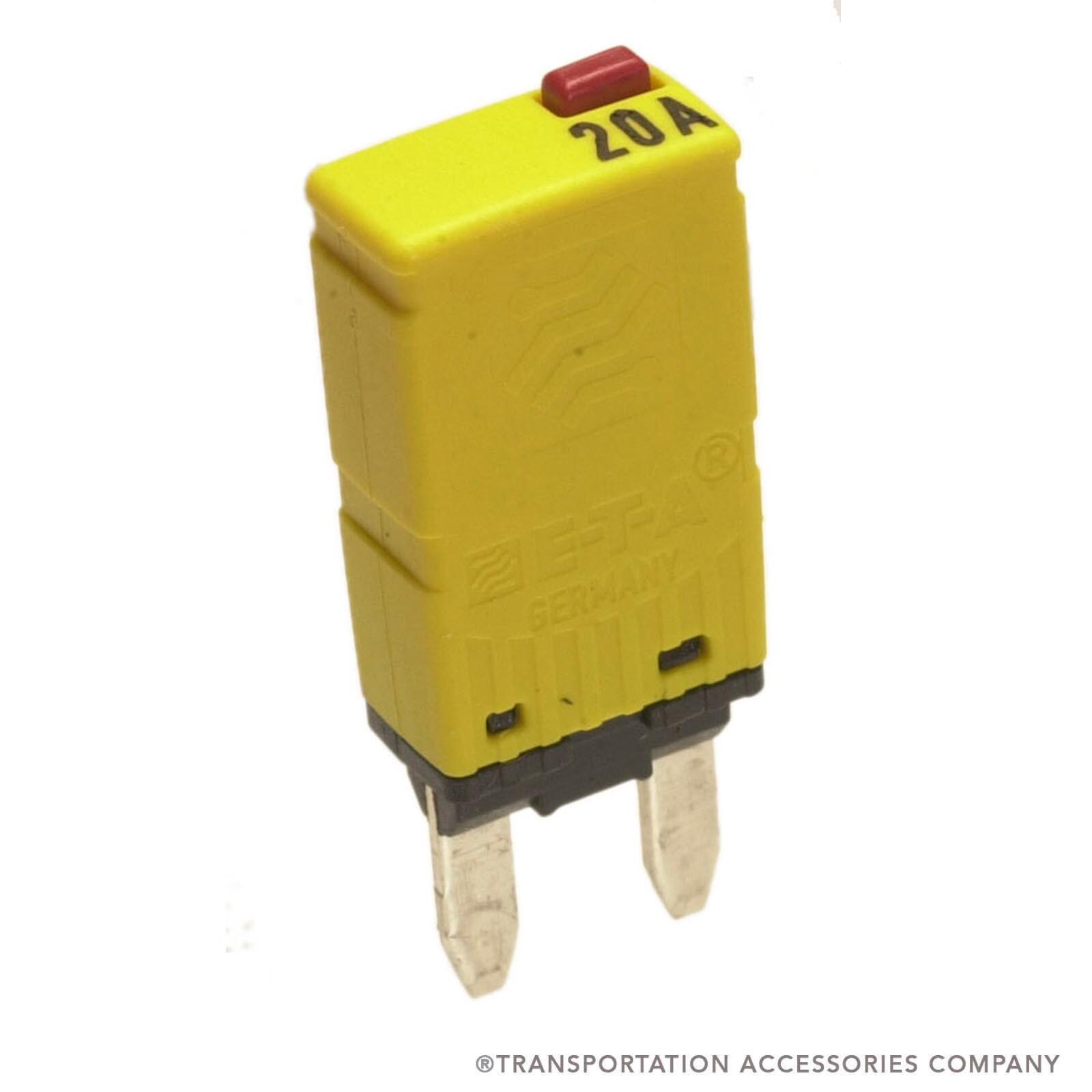 Amazon.com: 20 Amp Manual-Reset Mini/ATM Blade-Style Circuit