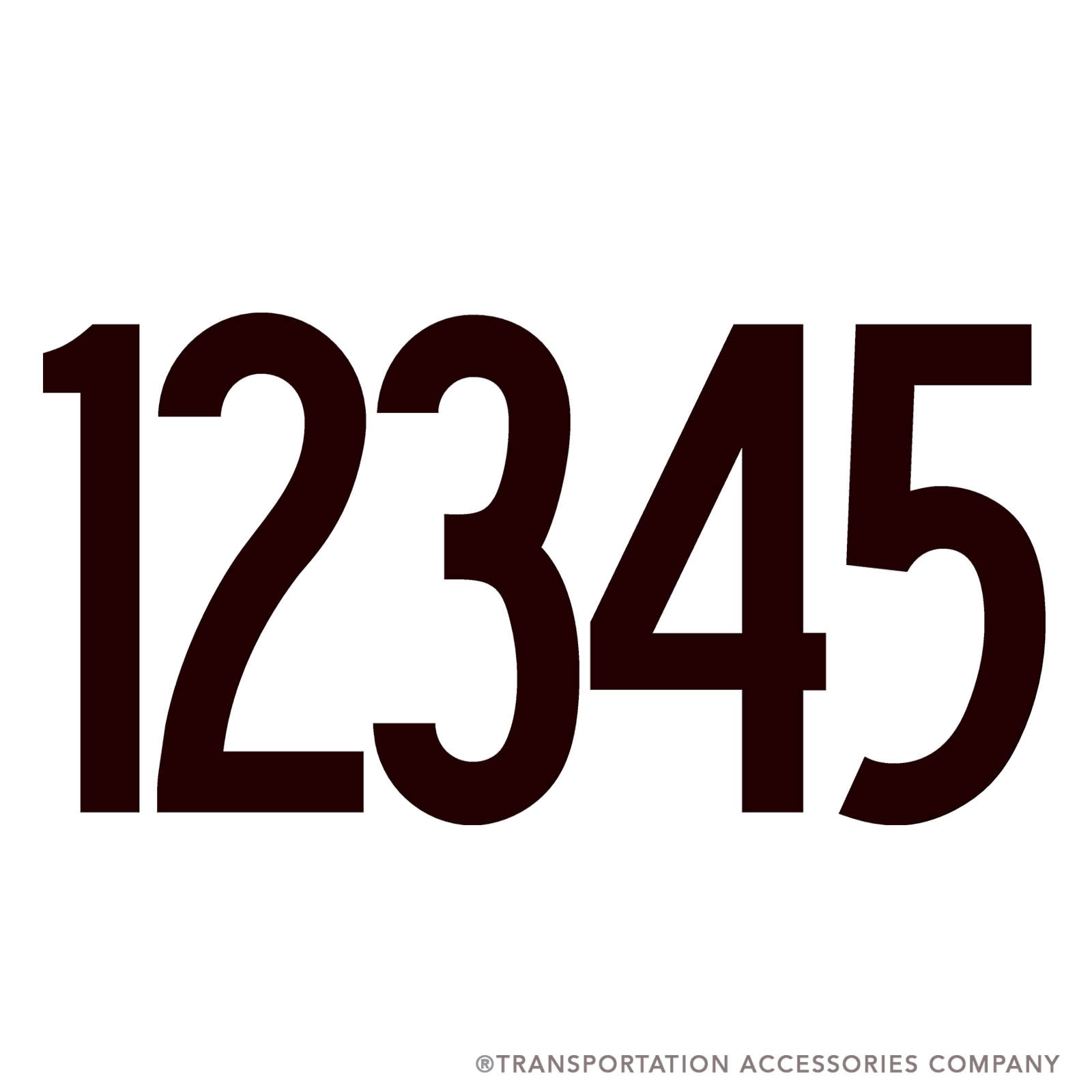 CD5 Ohio 5 Digit License Numbers