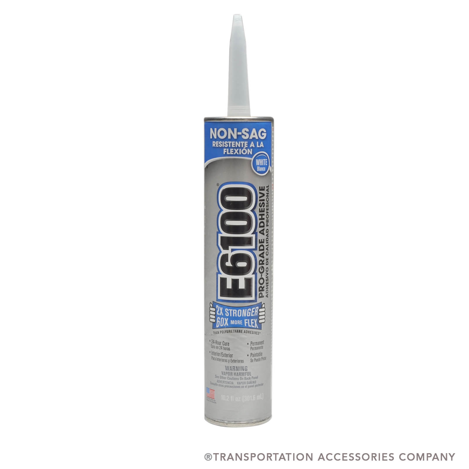 E-6100W Whte Non-Sag Adhesive/Sealant in Caulk Tube