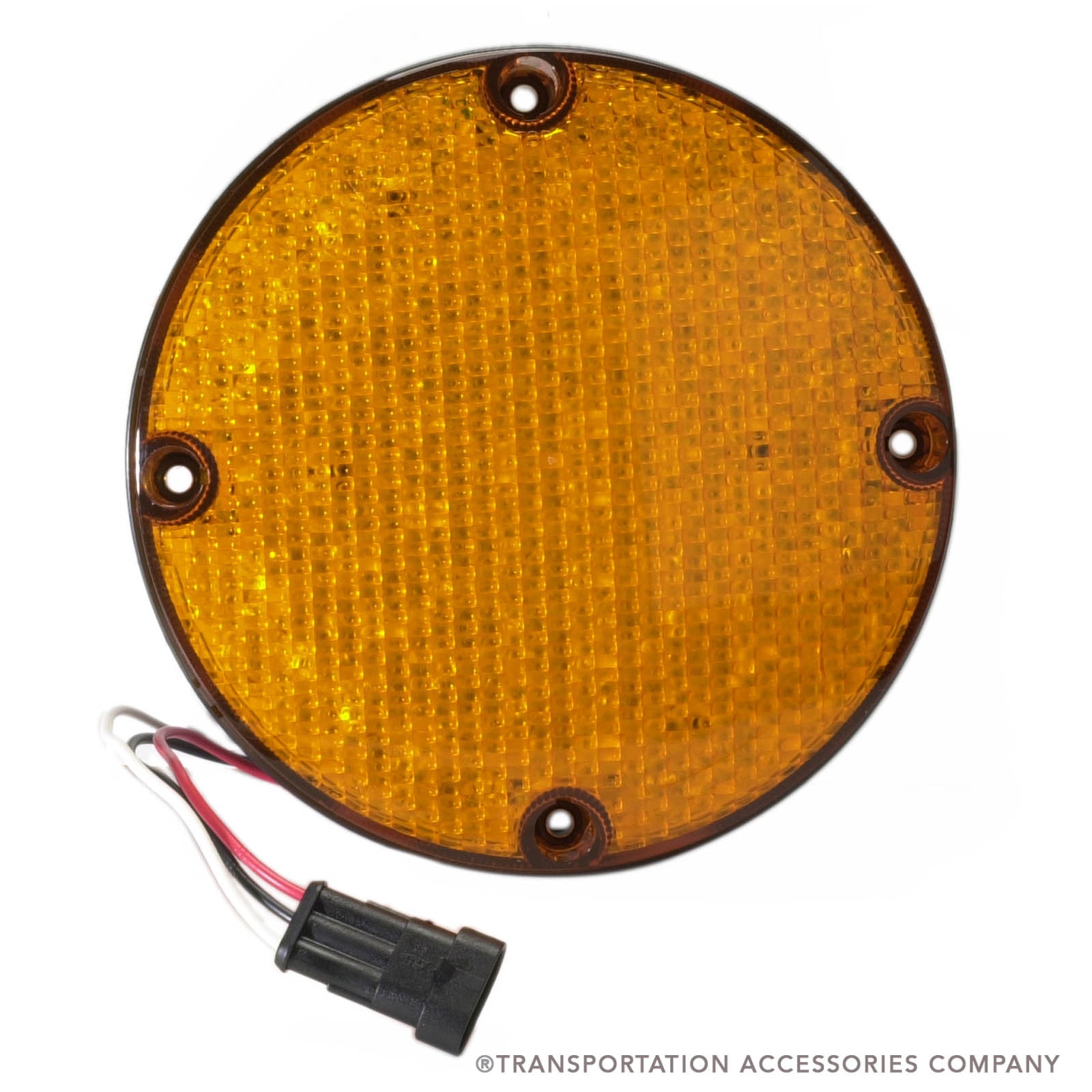 ECV7561FPTY-IC Optiluxx 7" Amber Turn & Park Lamp