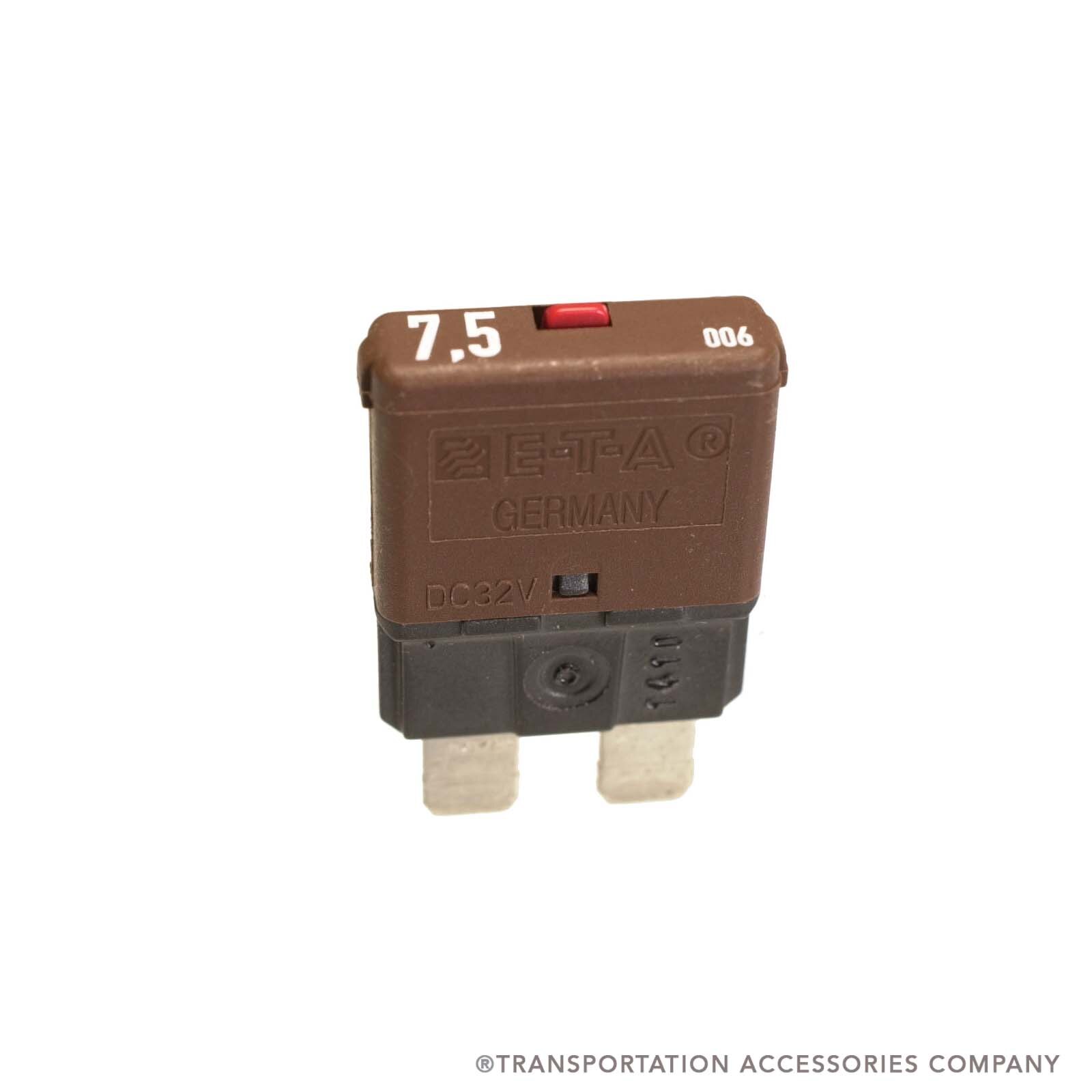 ETCB-7.5 7.5 Amp ATC Breaker w/Manual Reset
