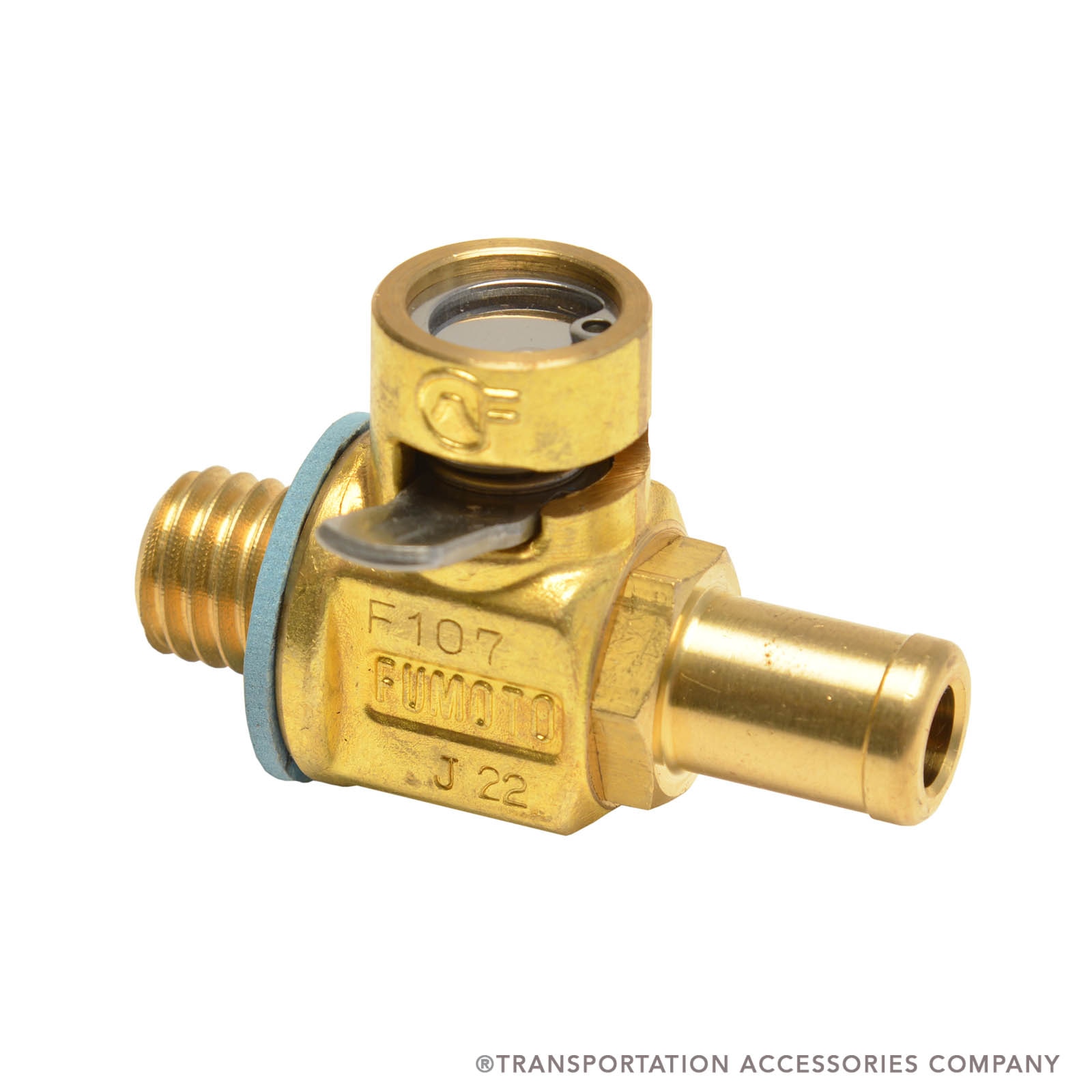 F-137N Engine Oil Drain Valve W/Hose Nipple. M12-1.75