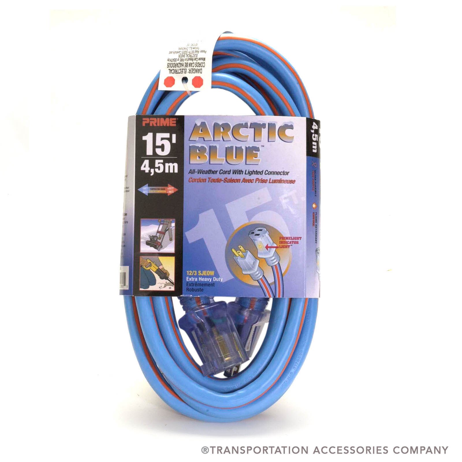 HDEC12-15 Extension Cord - 15 ft-12/3 Cold Weather