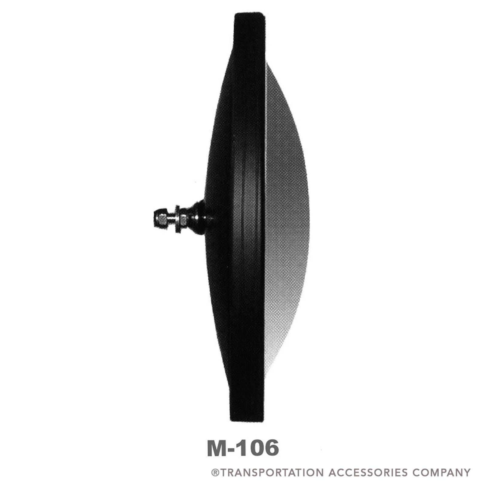M-106 10" Mid Dome Convex Mirror with Center Mount