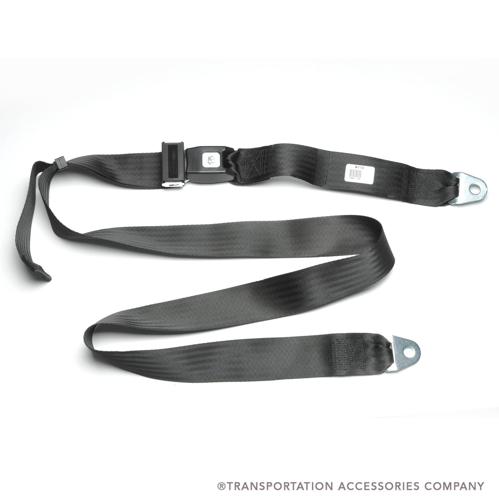 PBA-90 Lap Belt 90" OAL w/20 Deg Mount