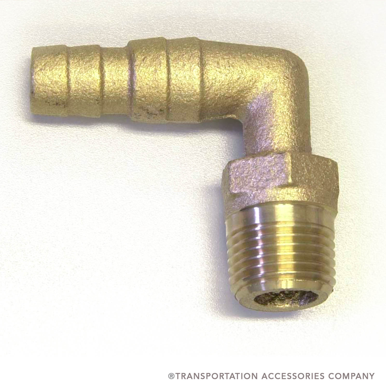 PTHC-5062 90° Brass Reducer 1/2" Pipe to 5/8" Hose Barb