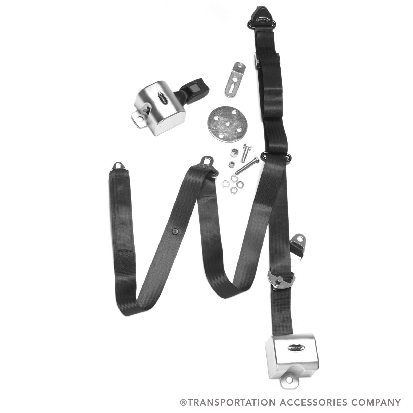 Q8-6326-A2 - Q'Straint Lap/Shoulder Belt w/Dual Retractors