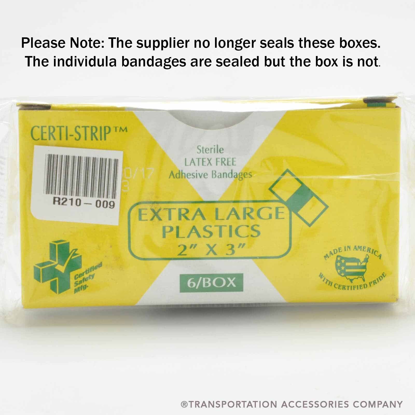 R210-009 Adhesive Bandages 2" X 3" (6/Box)