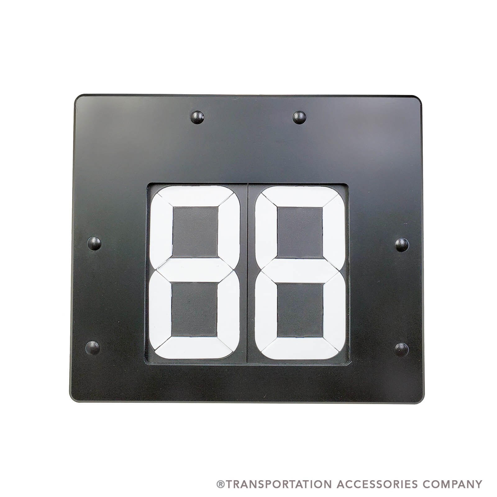 RCXL-M2-NH Large "ROUTE" Changer Sign w/Magnetic Mount (2 digit)- No Header