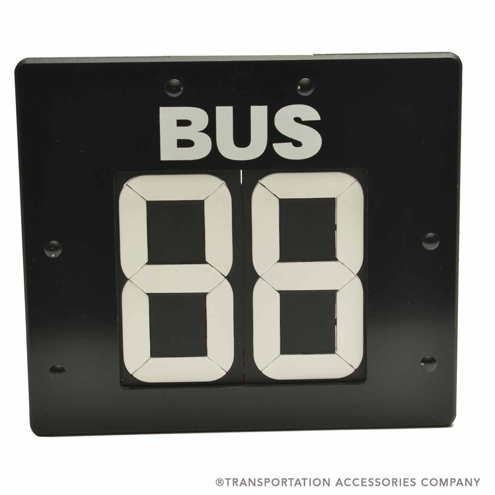 RCXL-M2B Large 2-Digit Magnetic Bus Changer Sign