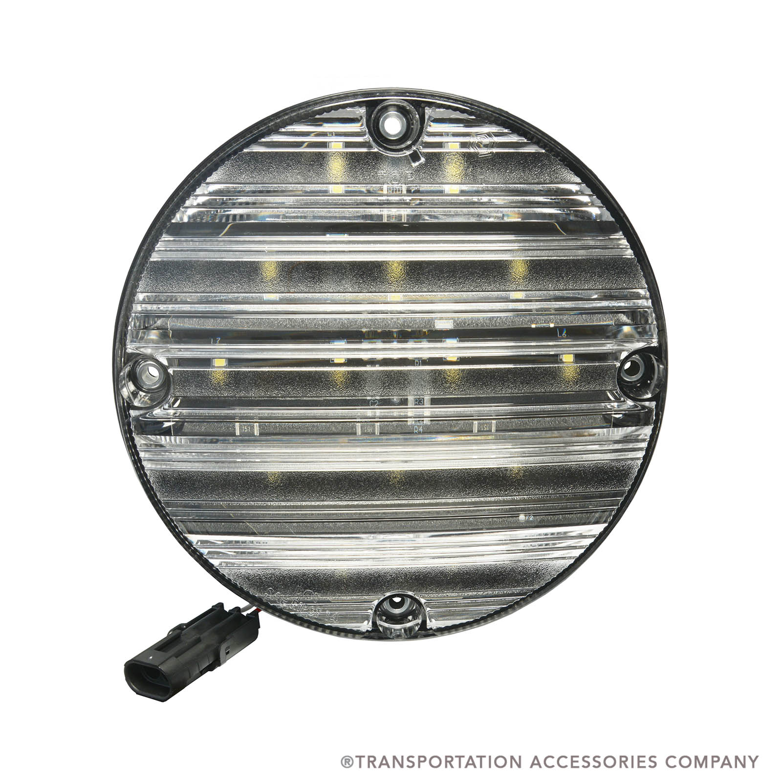 RL12-BB 7" Diameter LED Backup Light With Blue Bird Plug